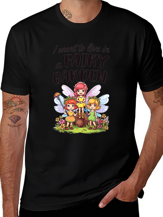 Fairy Garden T-Shirt - Whimsical Cute Design