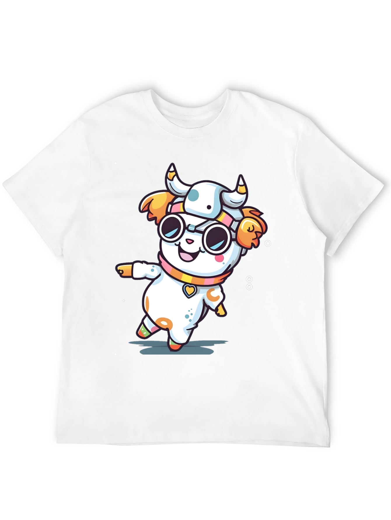 Cow Mascot Cartoon T-Shirt