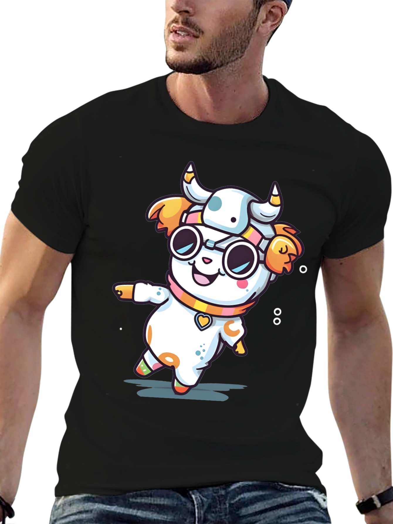 Cow Mascot Cartoon T-Shirt