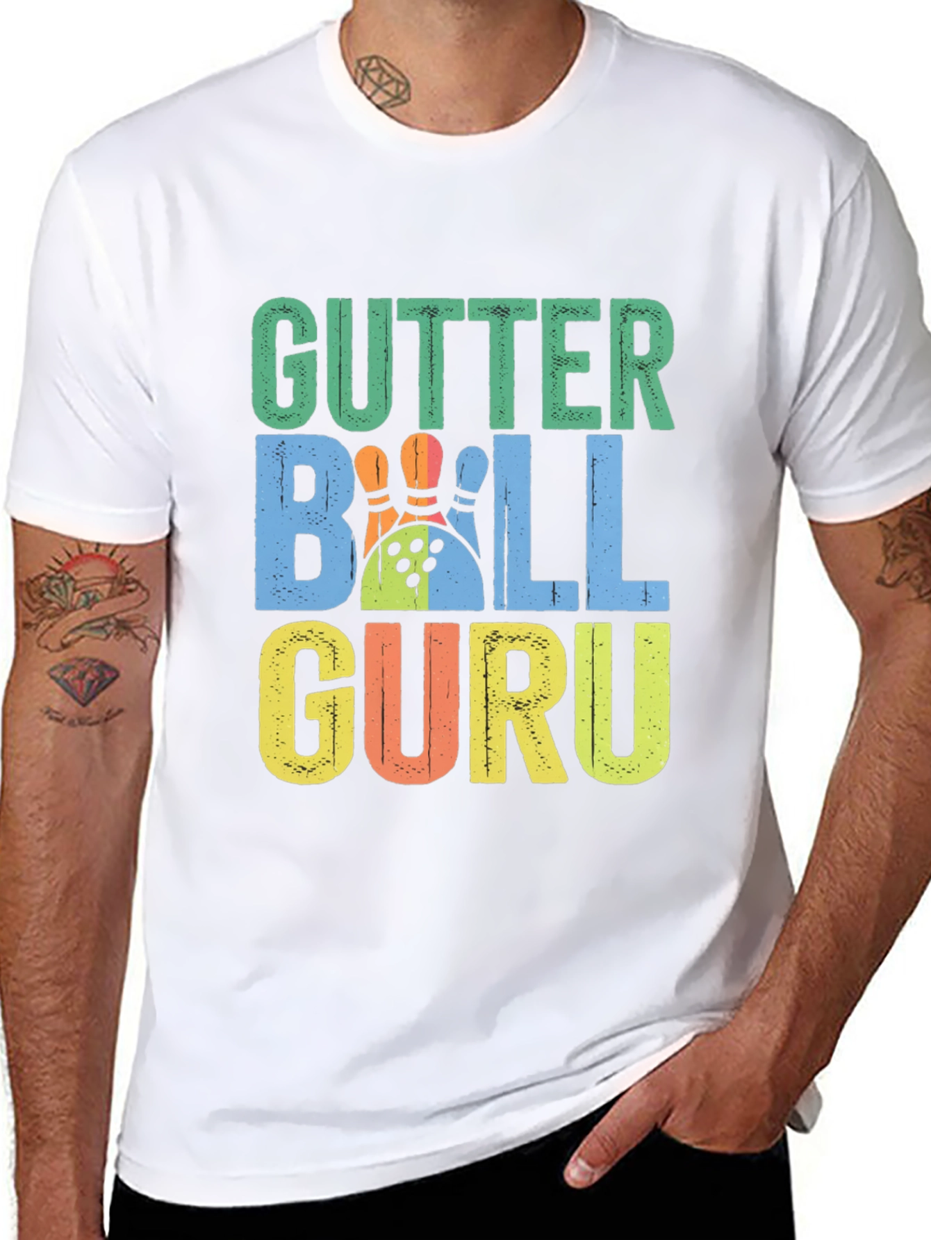 Gutter Ball Guru T-Shirt | Bowling Tee