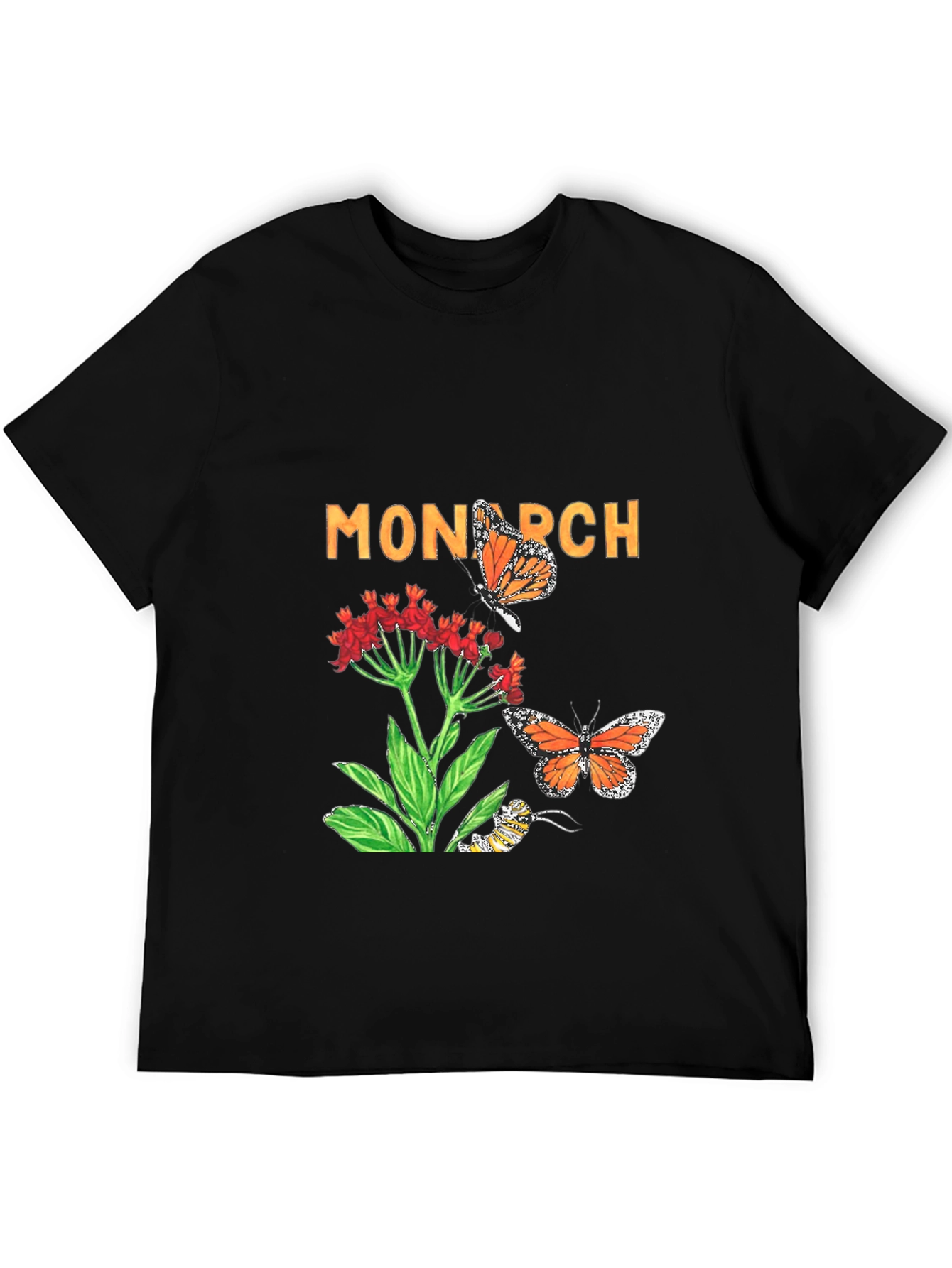Monarch Butterfly Graphic Tee - Nature Lover T-Shirt