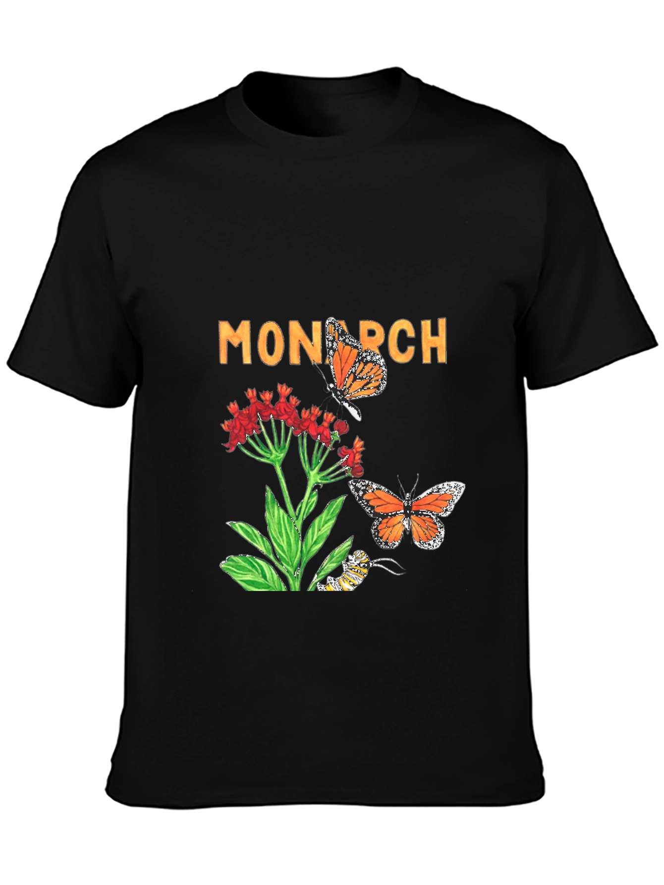 Monarch Butterfly Graphic Tee - Nature Lover T-Shirt