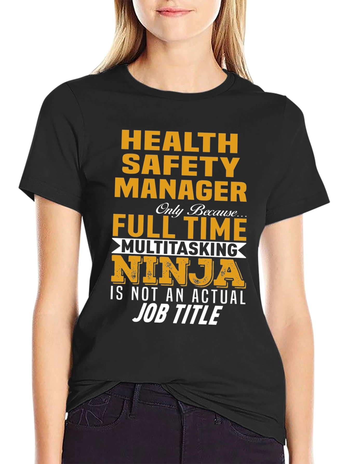 Health Safety Manager Multitasking Ninja T-Shirt