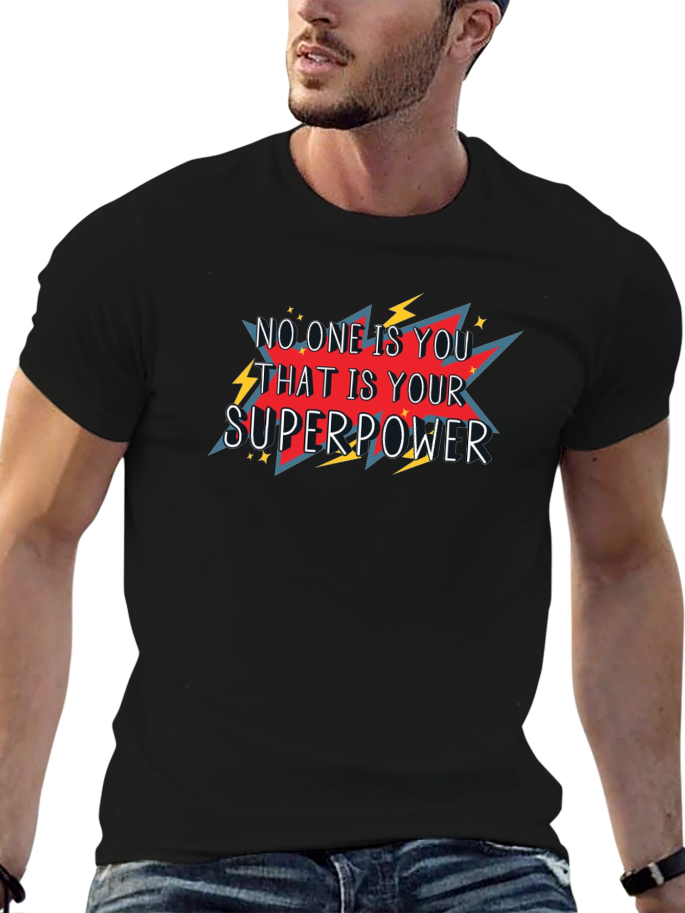 Be Yourself T-Shirt - Superpower Graphic Tee
