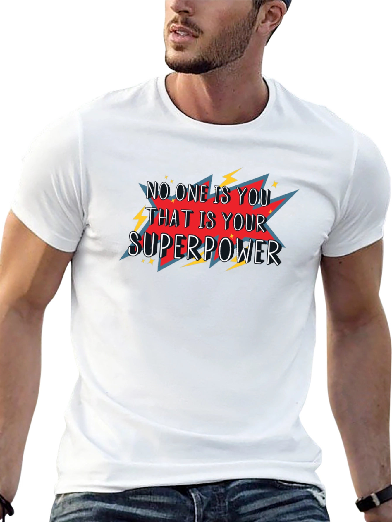 Be Yourself T-Shirt - Superpower Graphic Tee