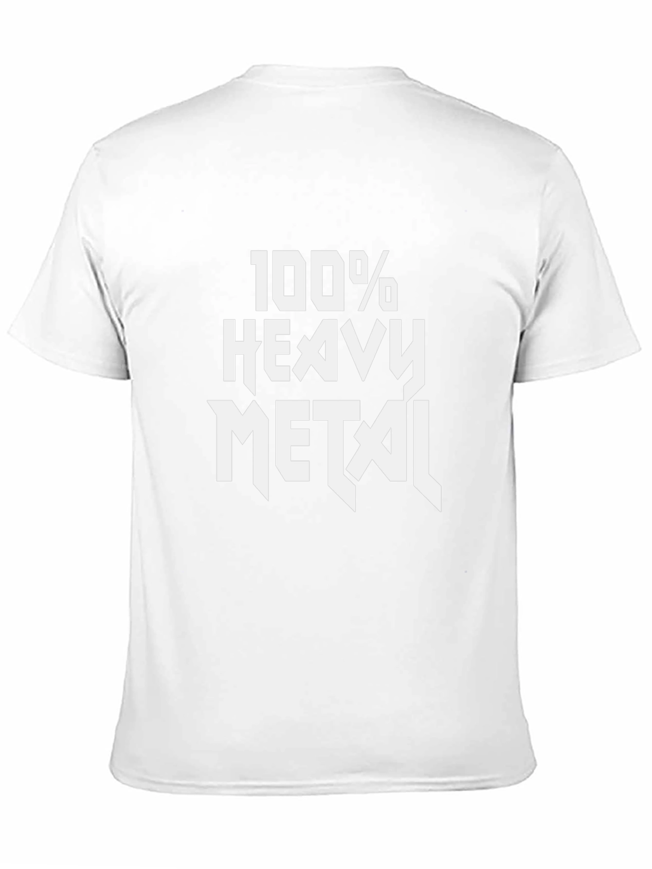 100% Heavy Metal Graphic Tee - Black
