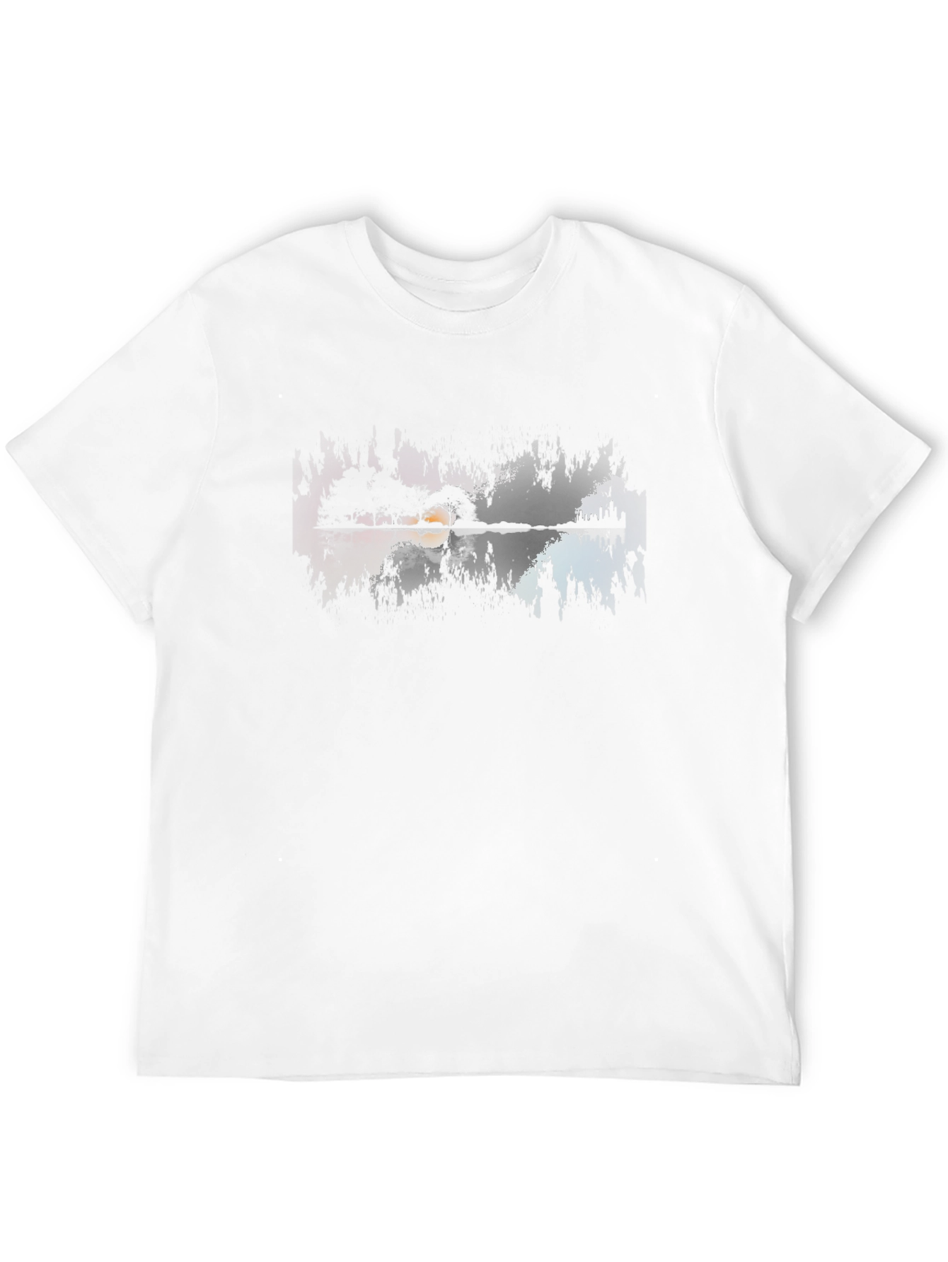 Nature Guitar Silhouette Black Tee