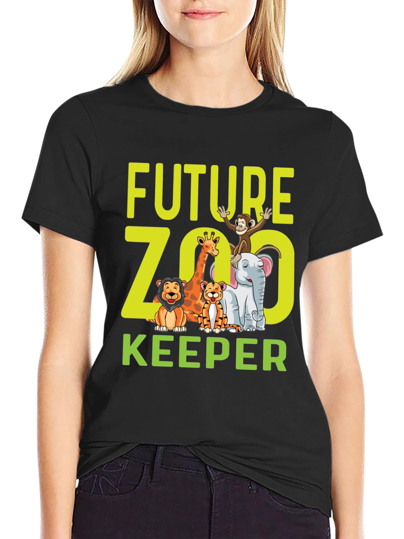 Future Zoo Keeper Graphic T-Shirt - Kids Animal Lover