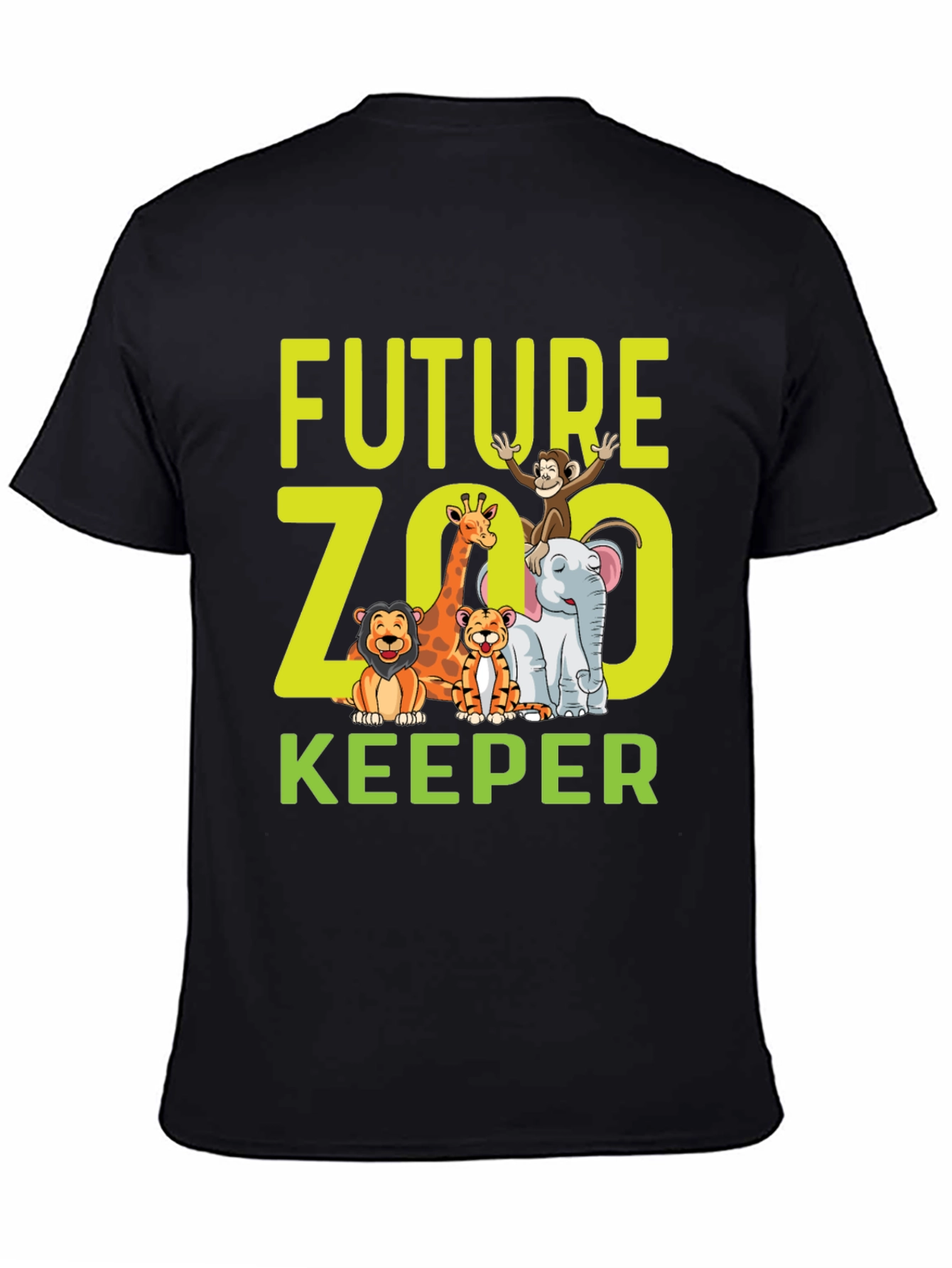 Future Zoo Keeper Graphic T-Shirt - Kids Animal Lover