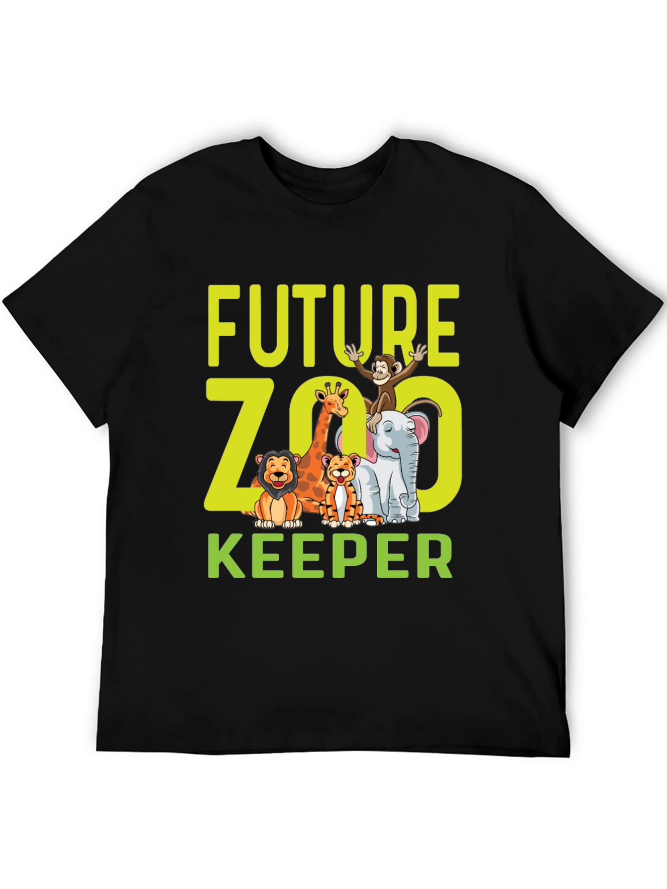 Future Zoo Keeper Graphic T-Shirt - Kids Animal Lover