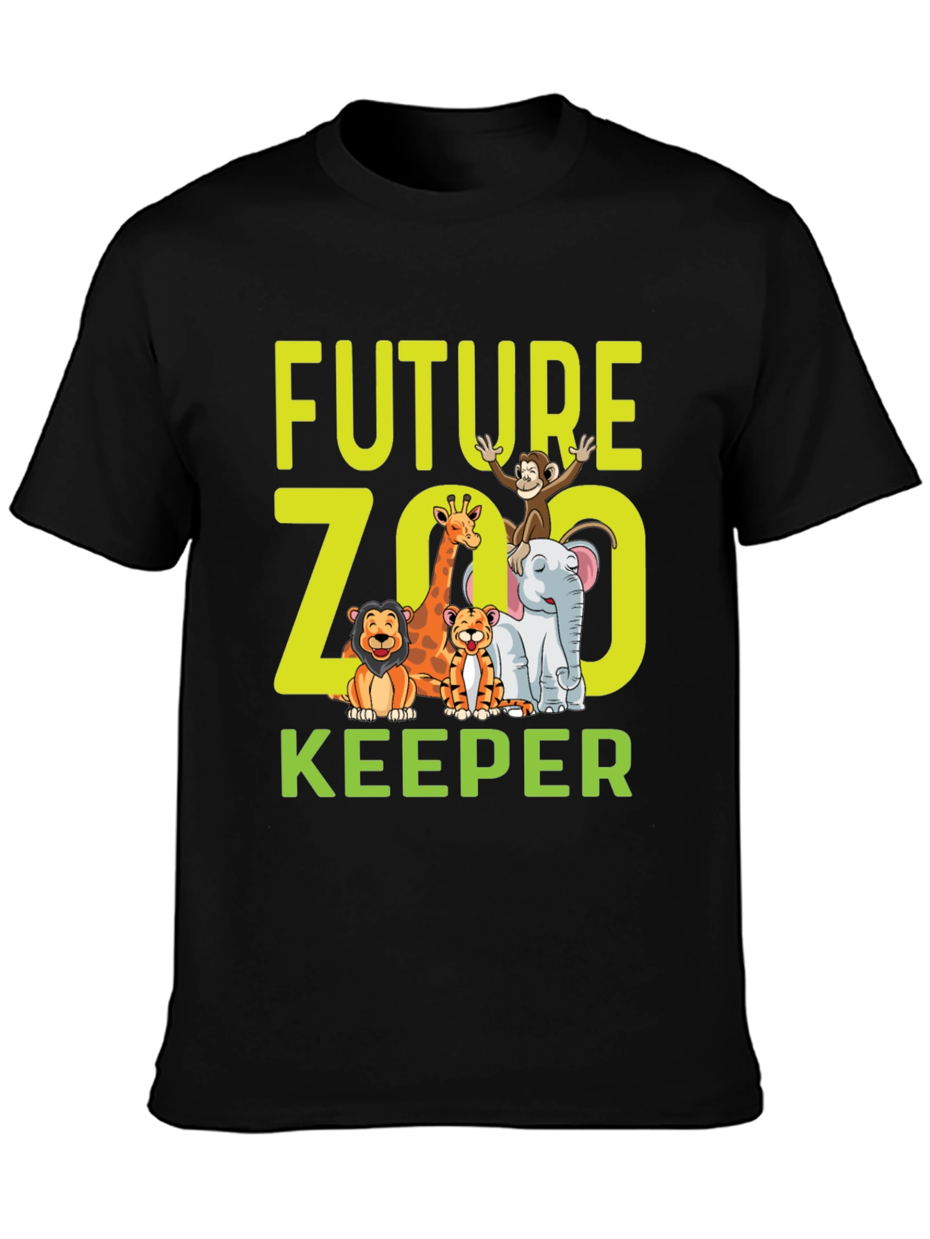 Future Zoo Keeper Graphic T-Shirt - Kids Animal Lover