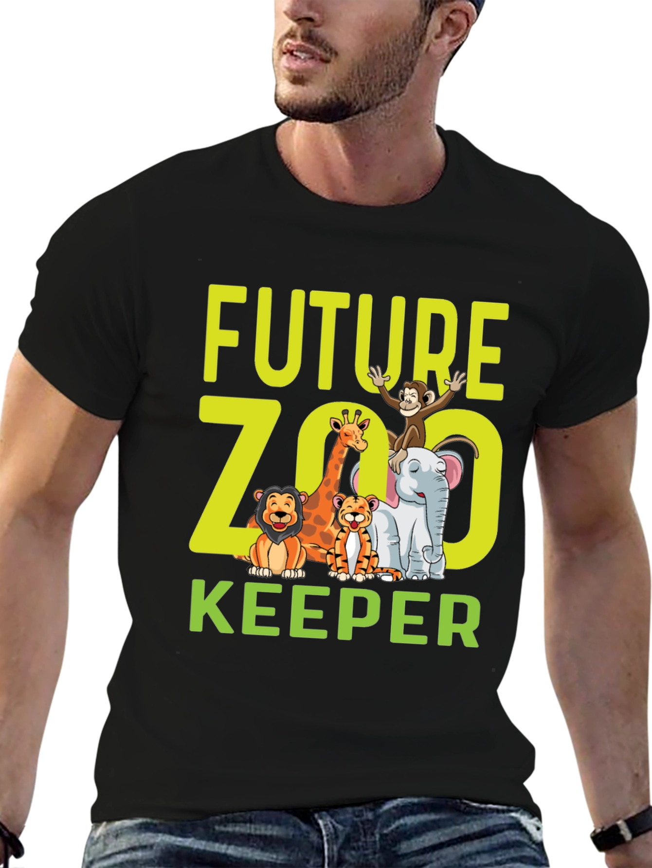 Future Zoo Keeper Graphic T-Shirt - Kids Animal Lover