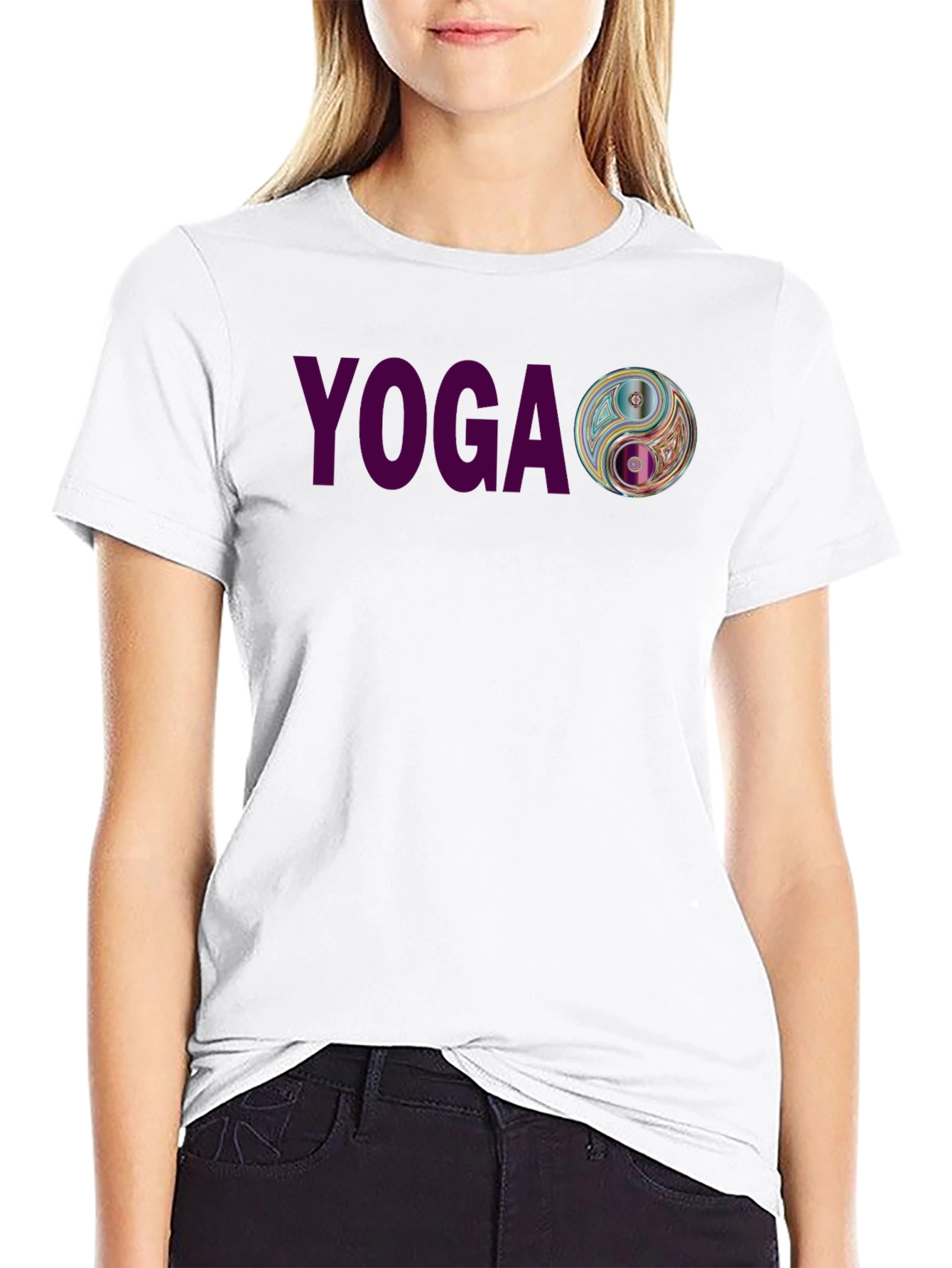 Yoga Yin Yang Graphic T-Shirt - Casual Comfort