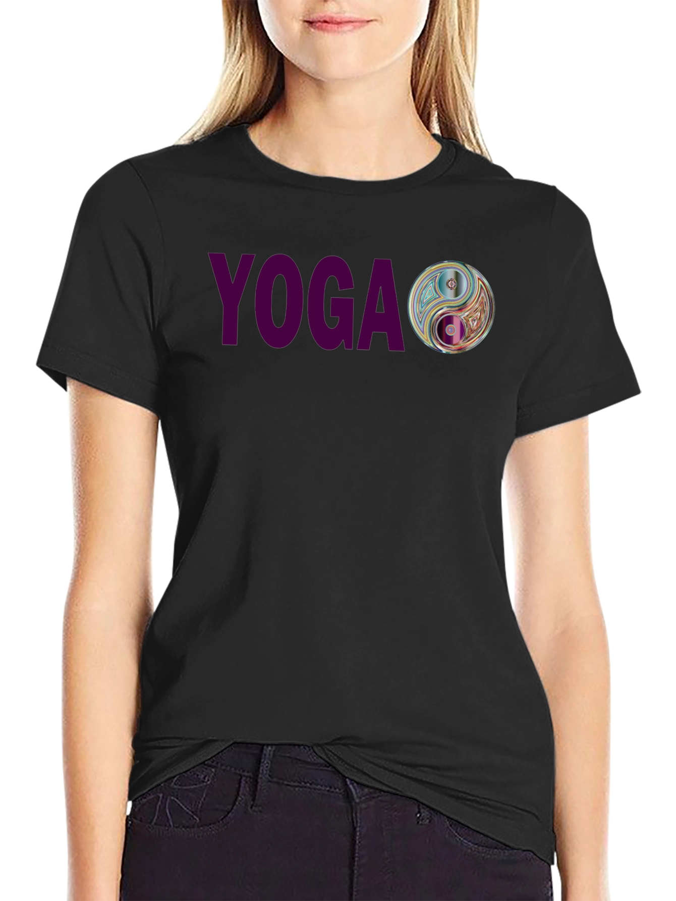 Yoga Yin Yang Graphic T-Shirt - Casual Comfort