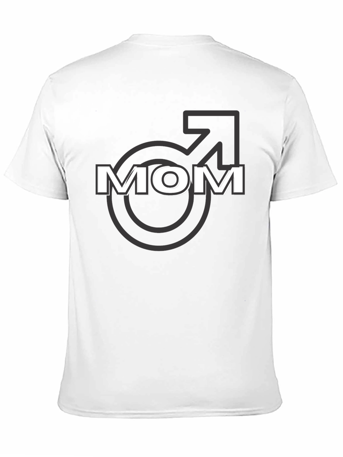 Funny Mom T-Shirt - Male Symbol Graphic Tee