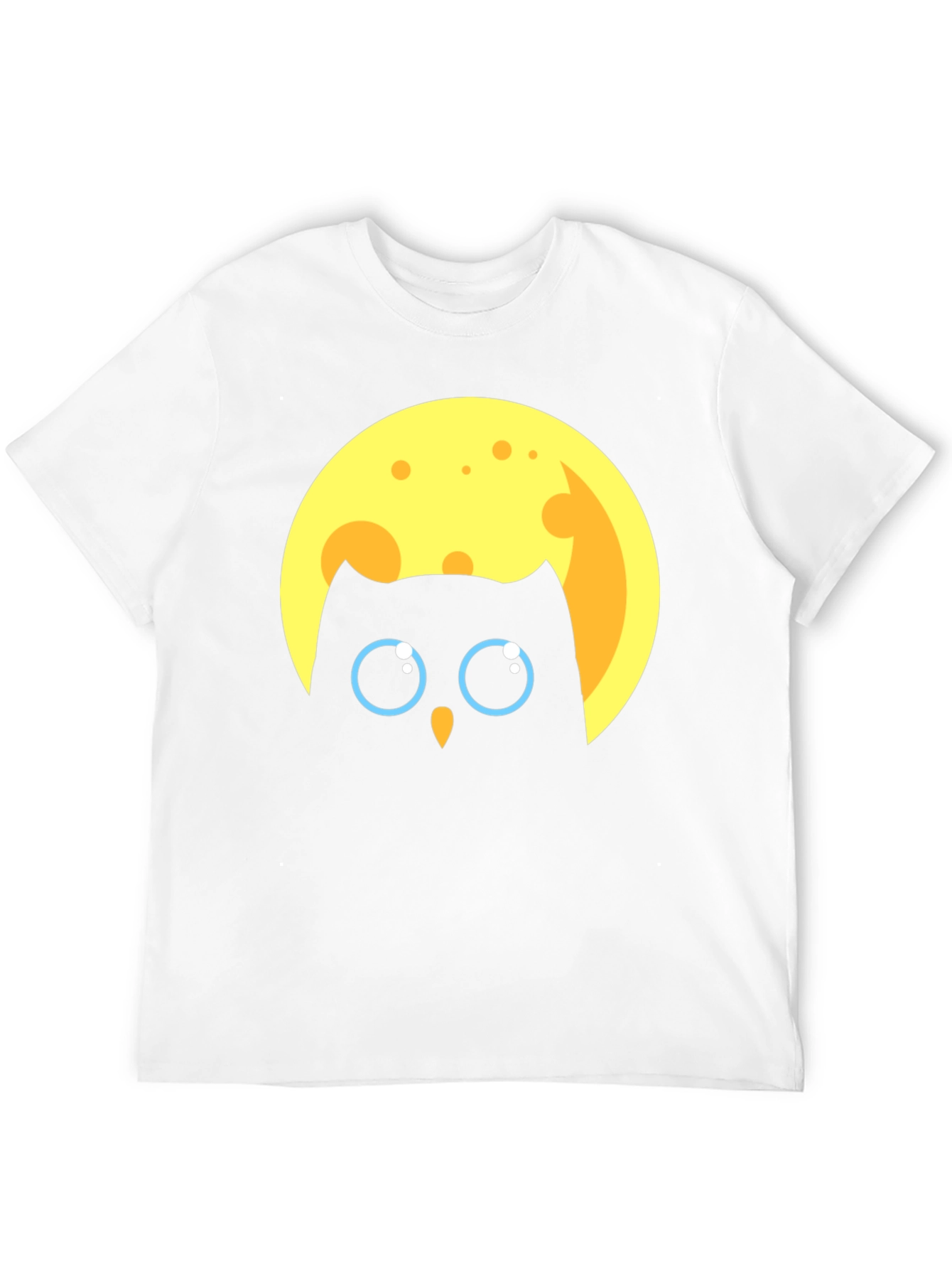 Owl in Moon Graphic T-Shirt - Unique Design
