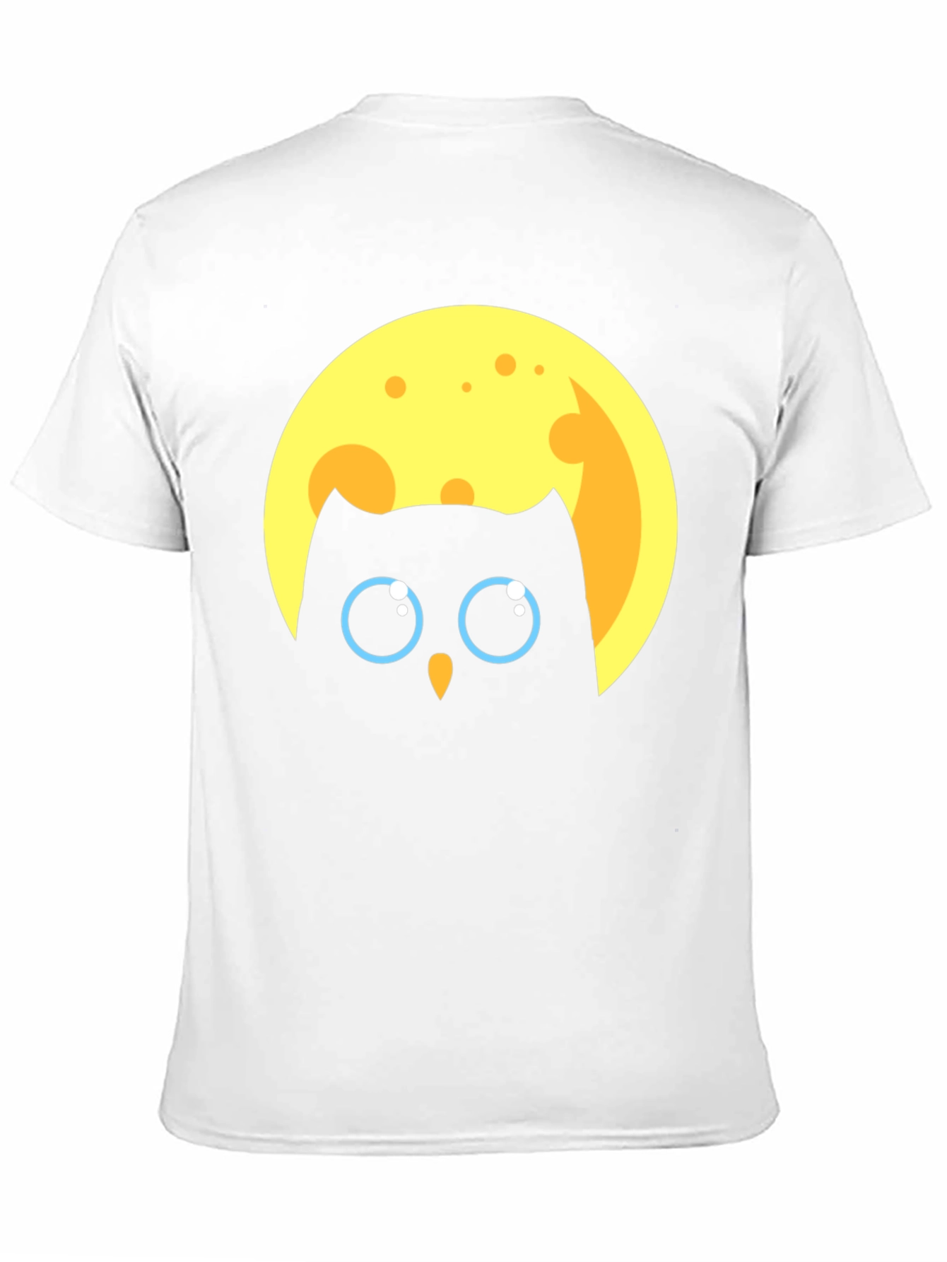 Owl in Moon Graphic T-Shirt - Unique Design