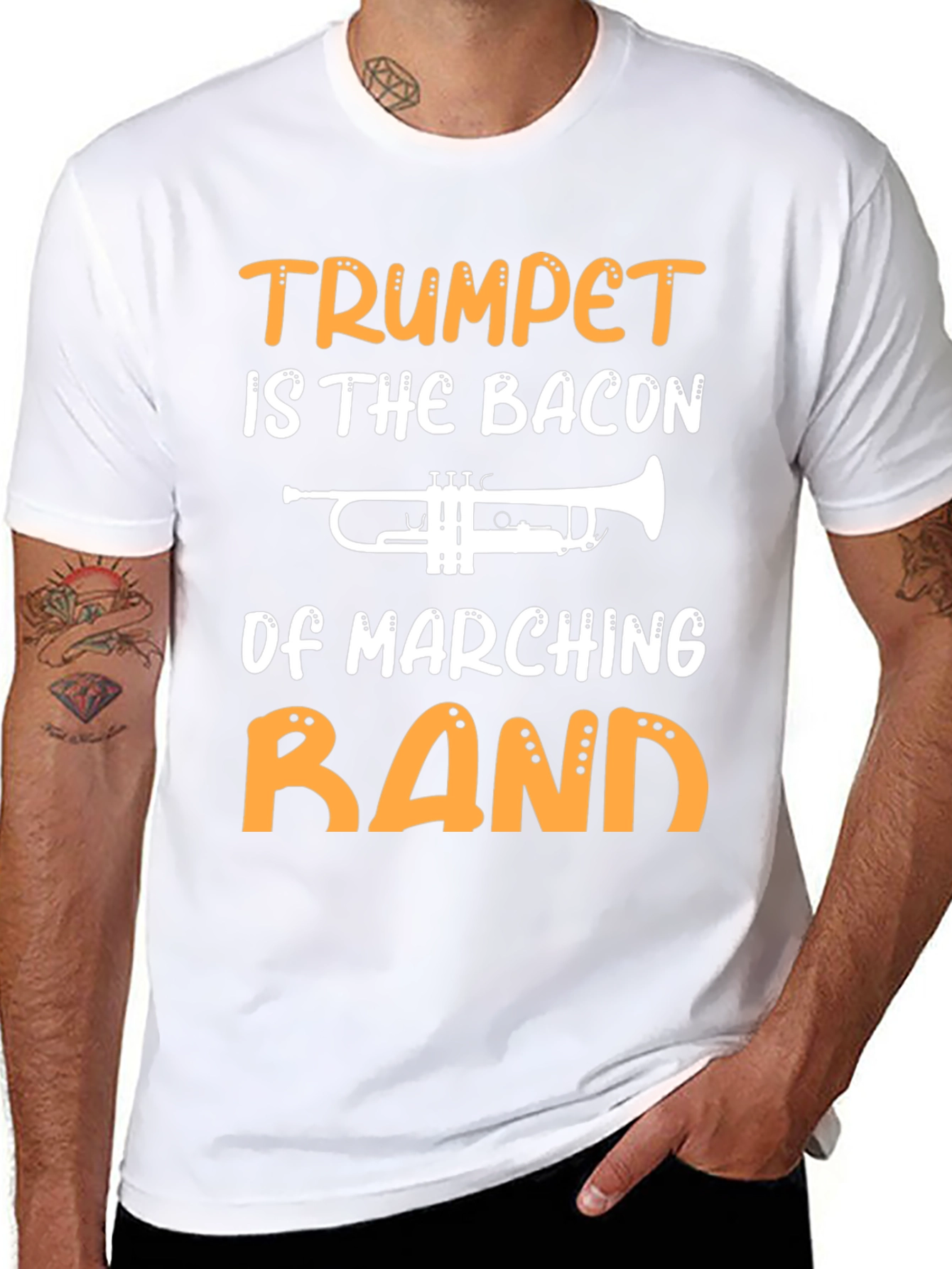 Trumpet is the Bacon of Marching Band T-Shirt