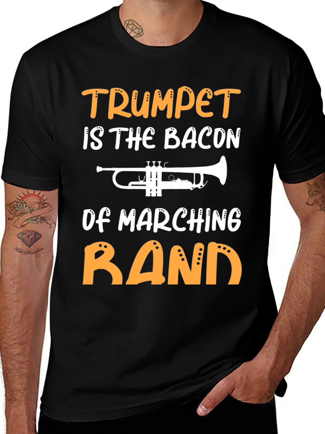 Trumpet is the Bacon of Marching Band T-Shirt