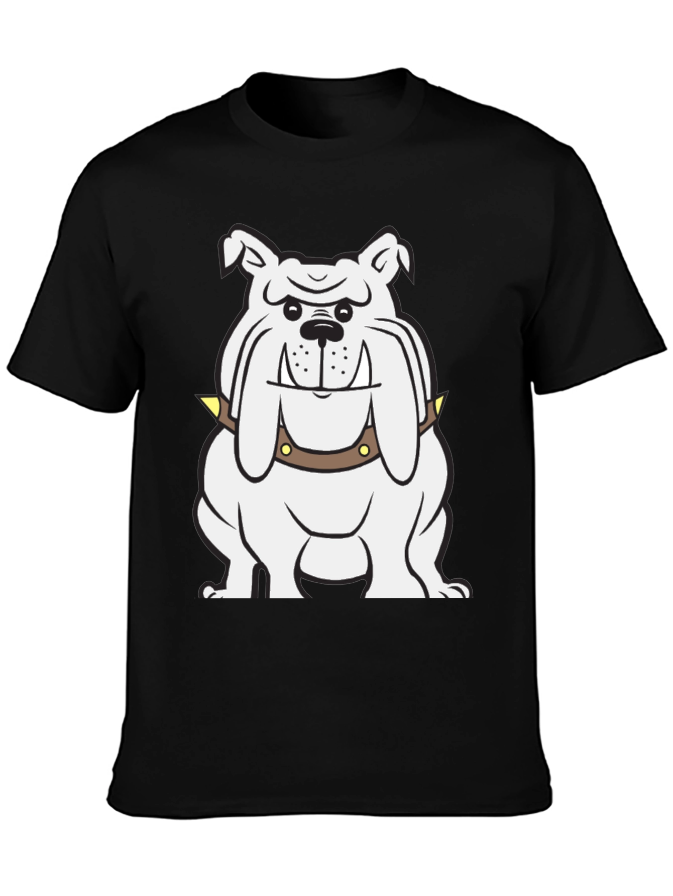 Bulldog Graphic Tee - Cool & Casual Black T-Shirt