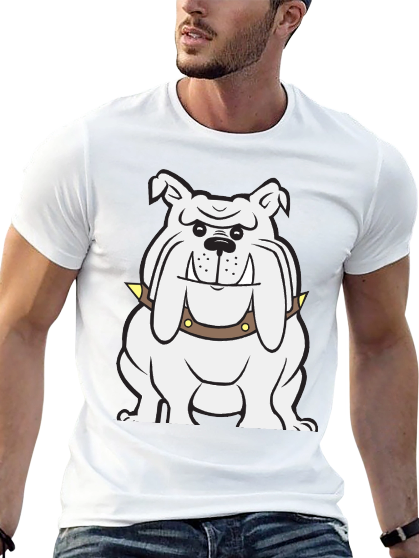 Bulldog Graphic Tee - Cool & Casual Black T-Shirt
