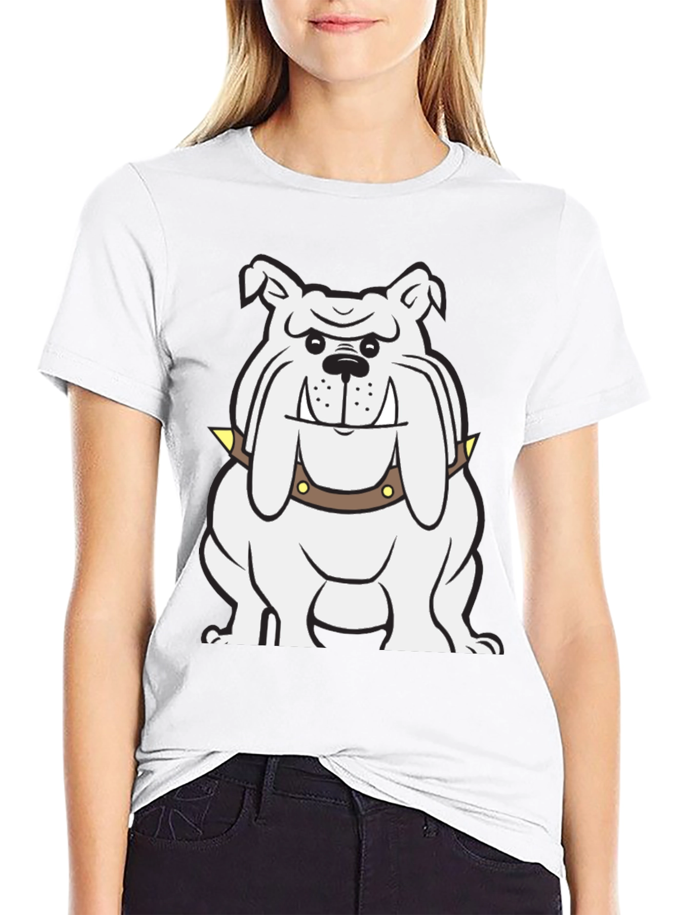 Bulldog Graphic Tee - Cool & Casual Black T-Shirt