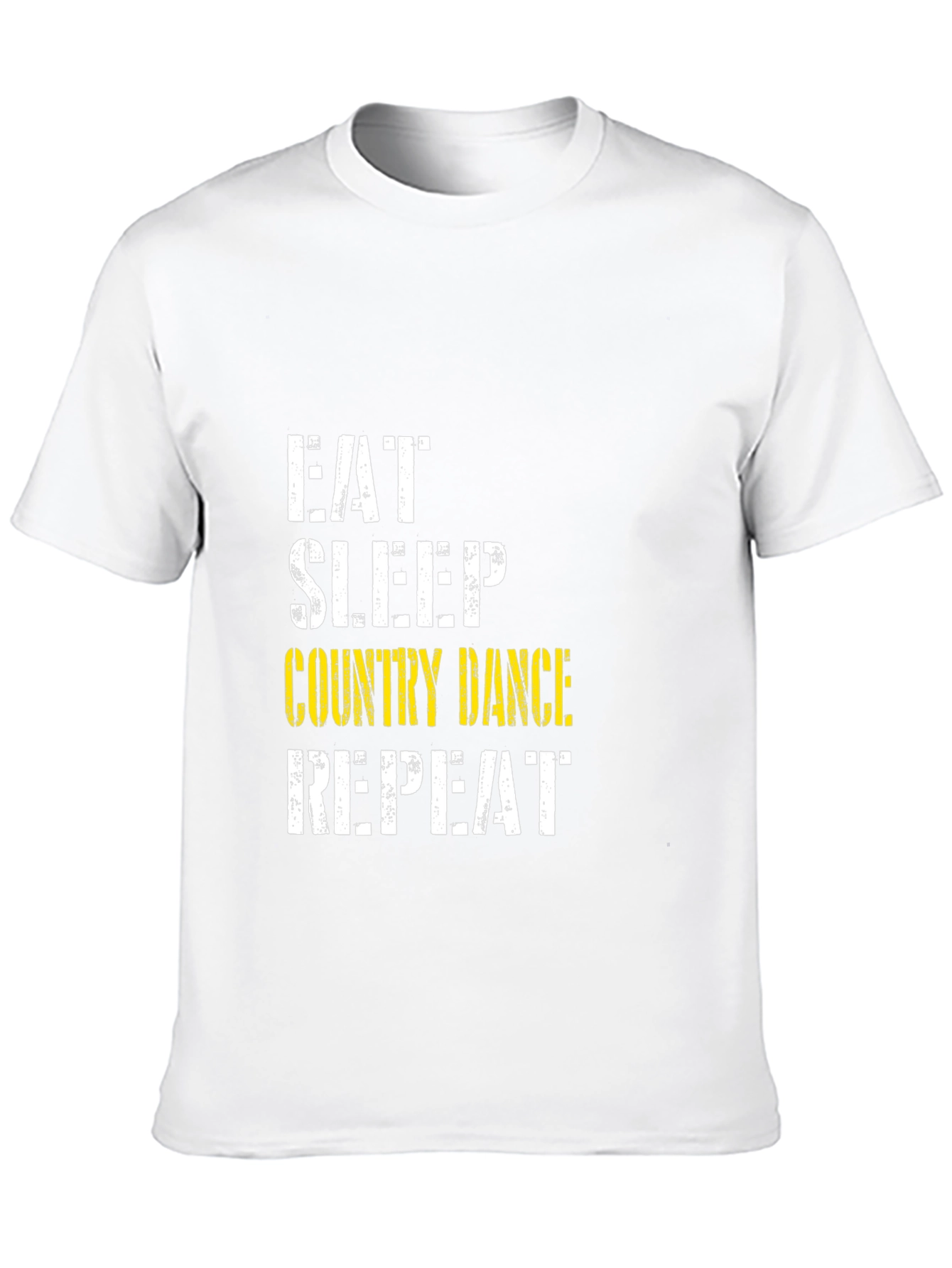 Eat Sleep Country Dance Repeat Black T-Shirt