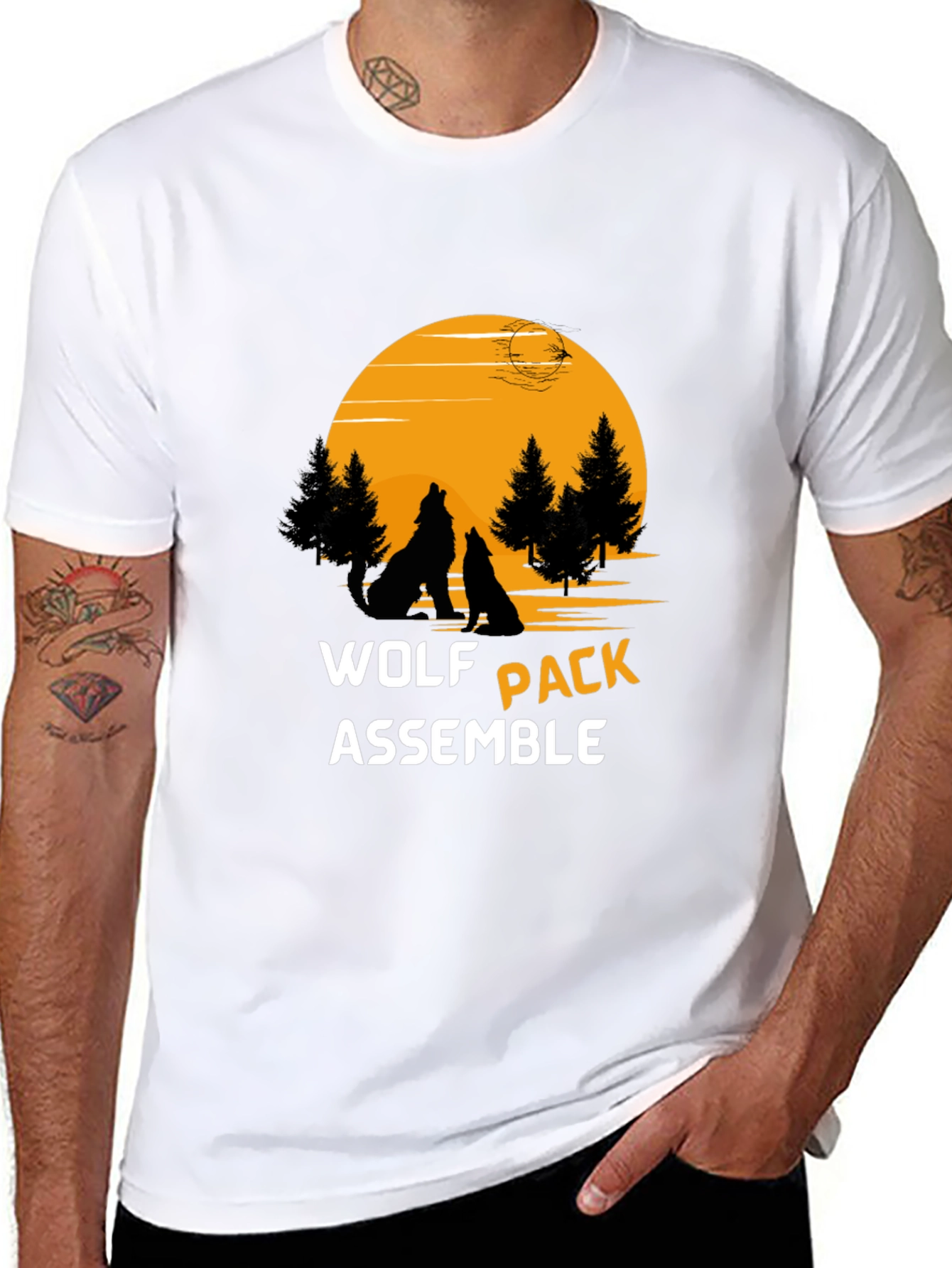 Wolf Pack Assemble Graphic Tee