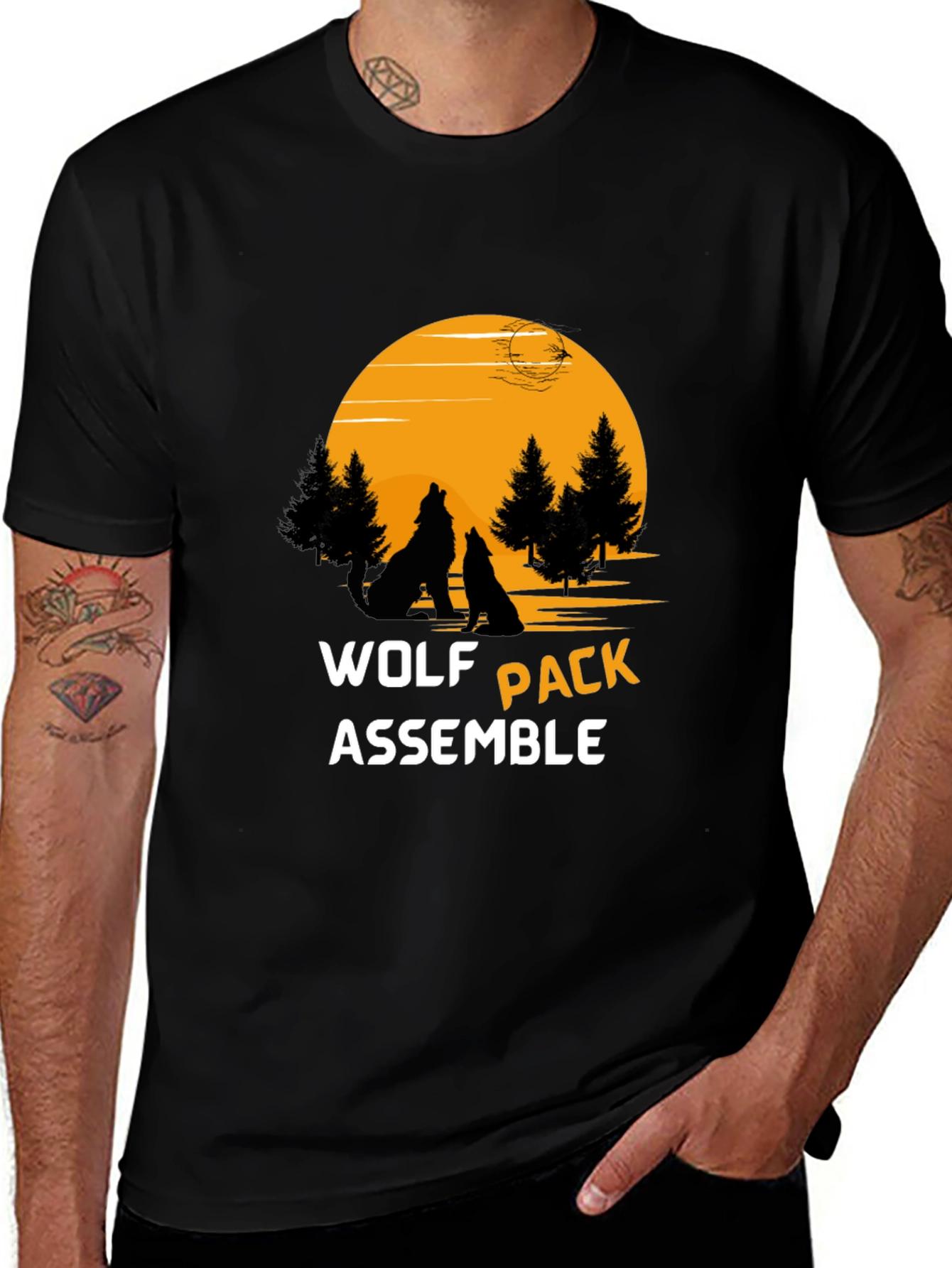 Wolf Pack Assemble Graphic Tee
