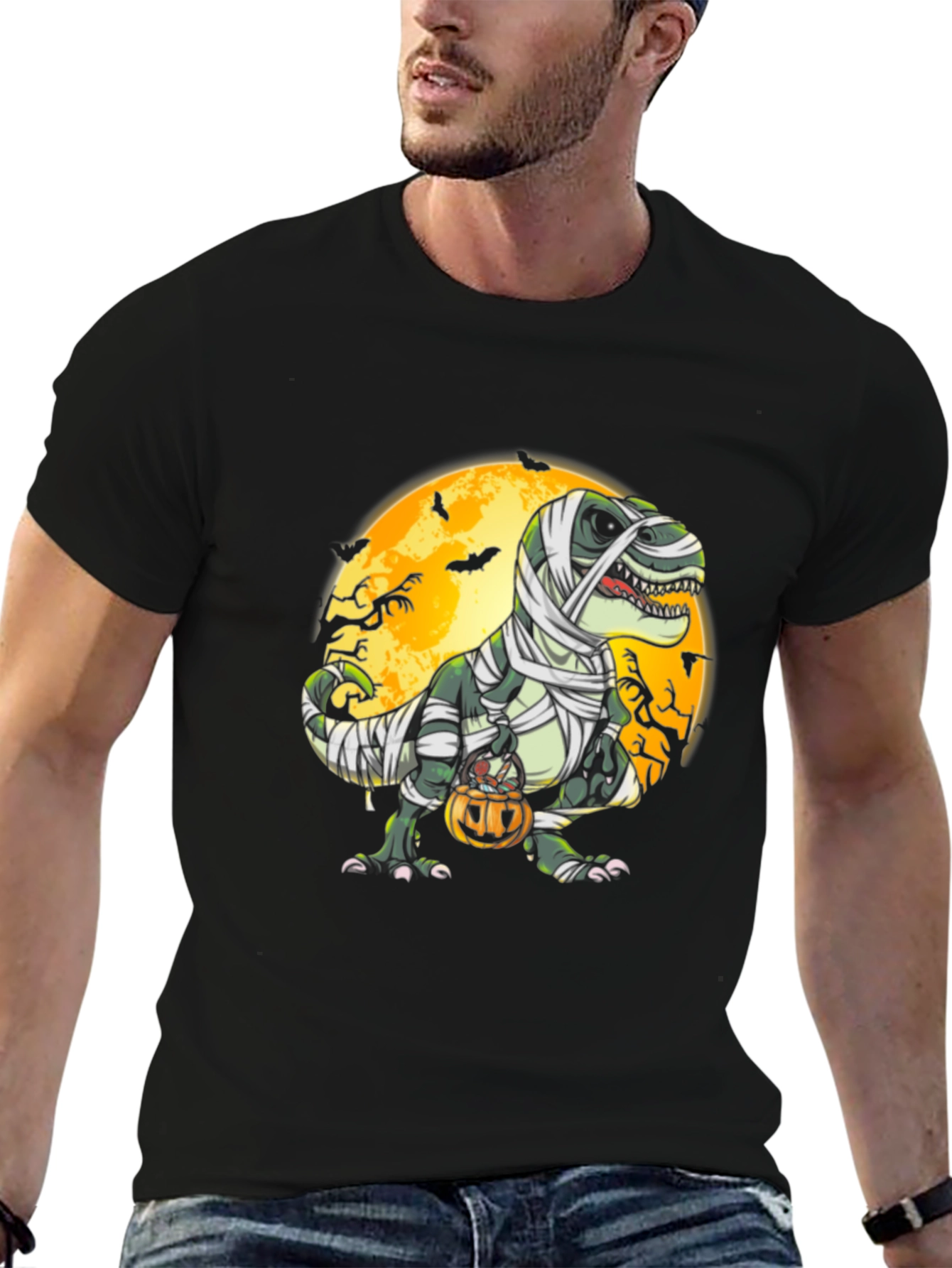 Halloween Mummy Dinosaur T-Shirt