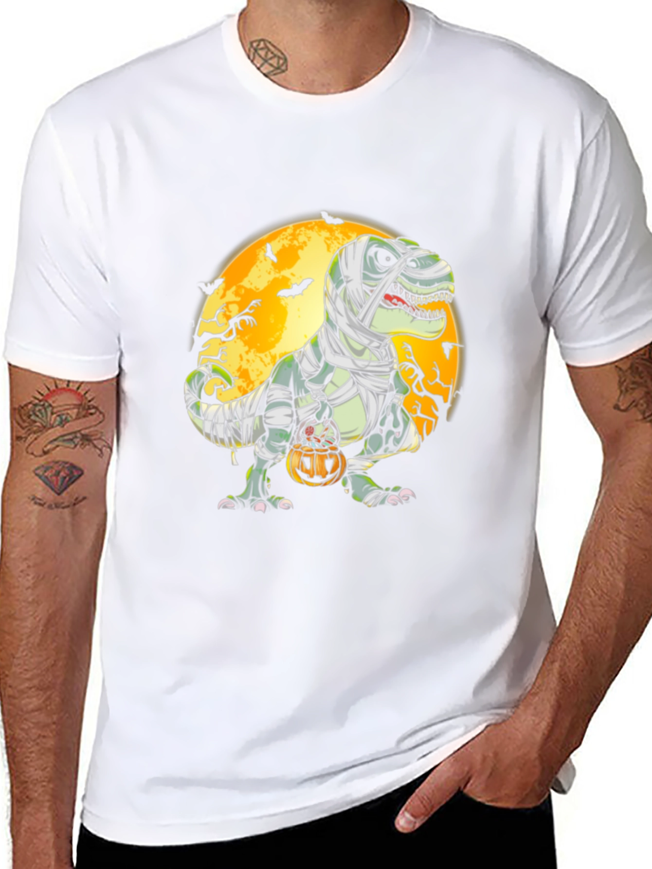Halloween Mummy Dinosaur T-Shirt