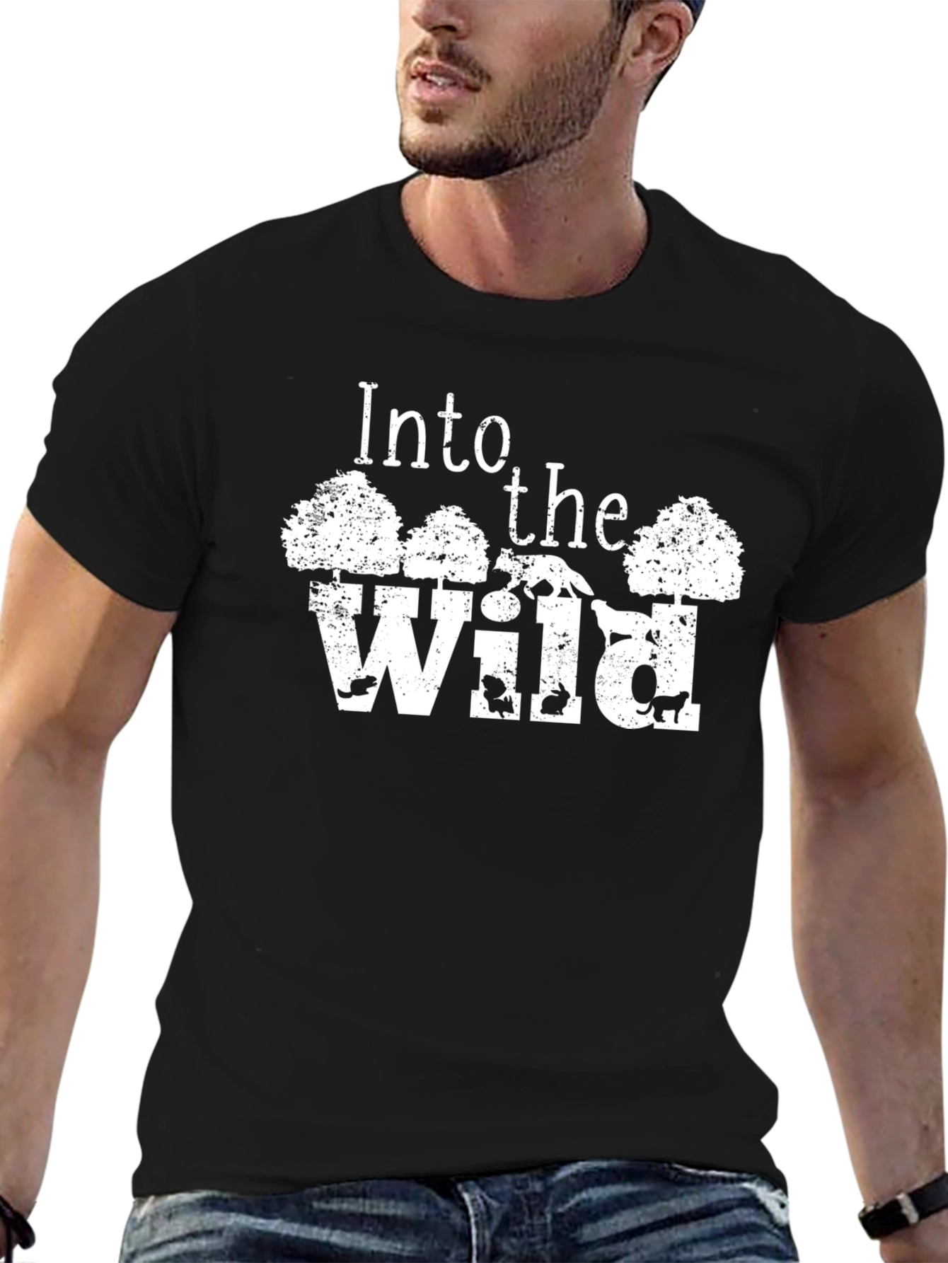 Into the Wild Graphic Tee - Nature Lovers T-Shirt
