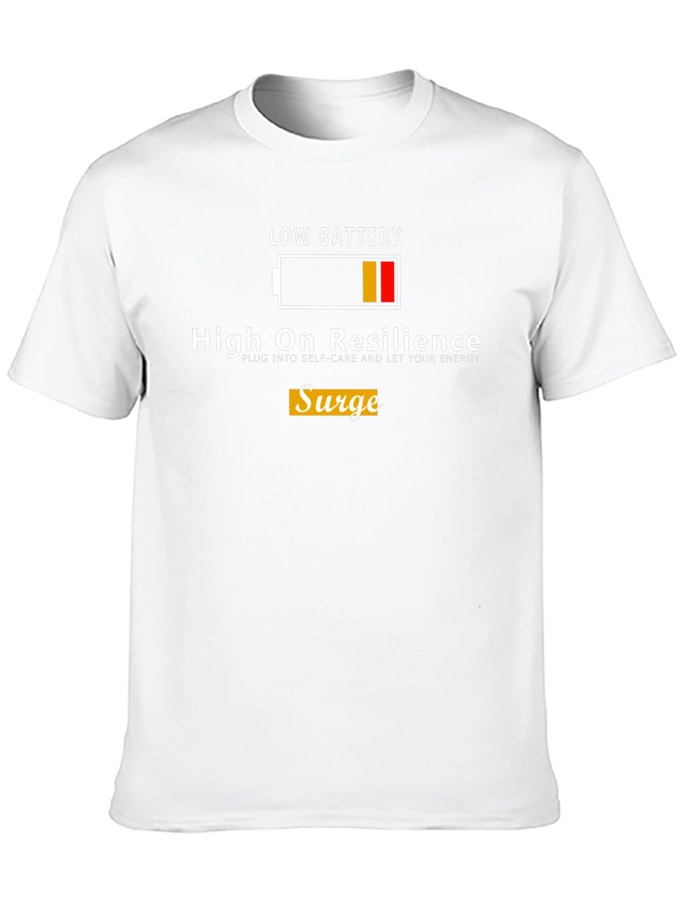High On Resilience Low Battery Graphic T-Shirt