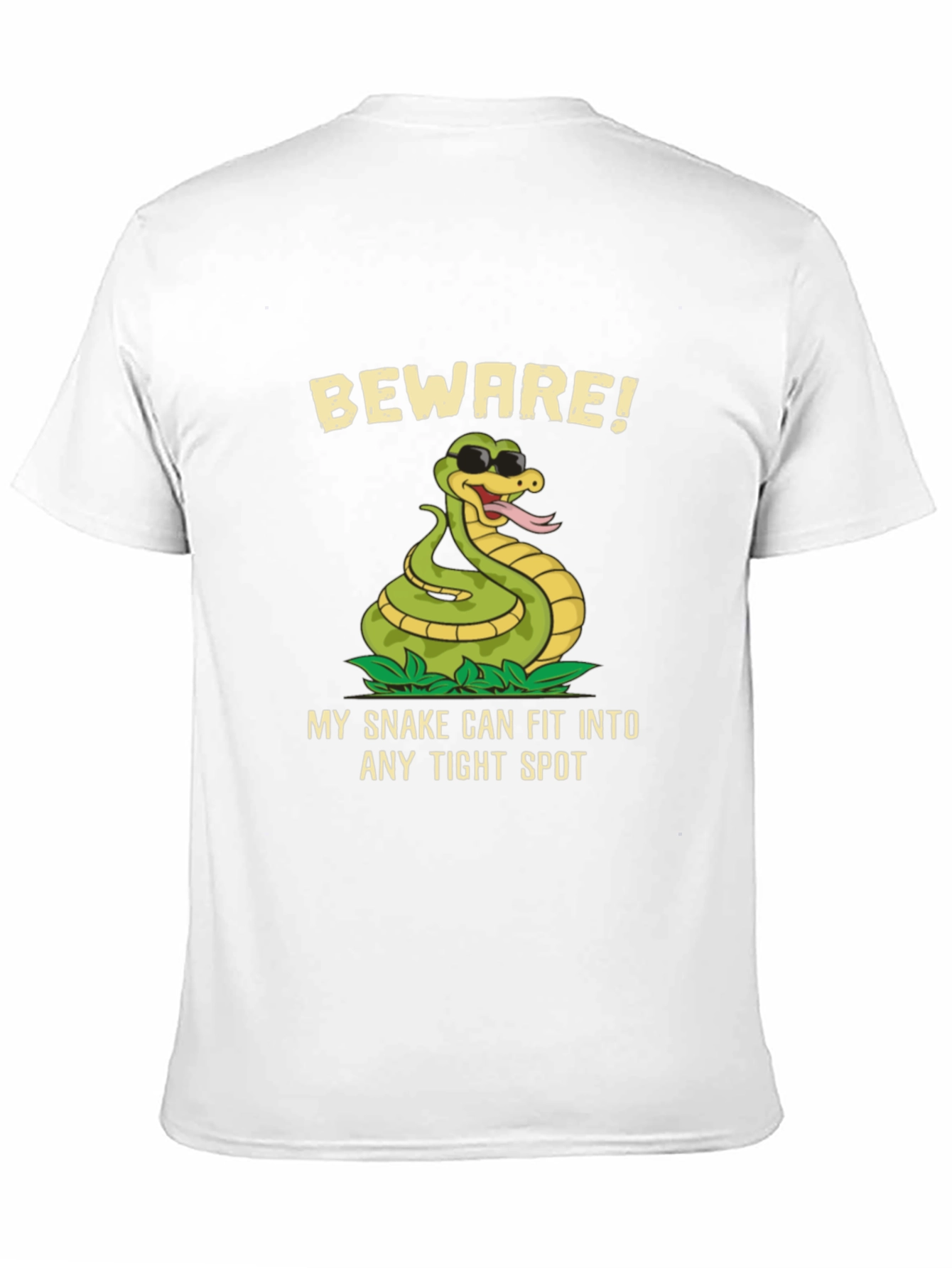 Beware! Snake T-Shirt - Funny Graphic Tee