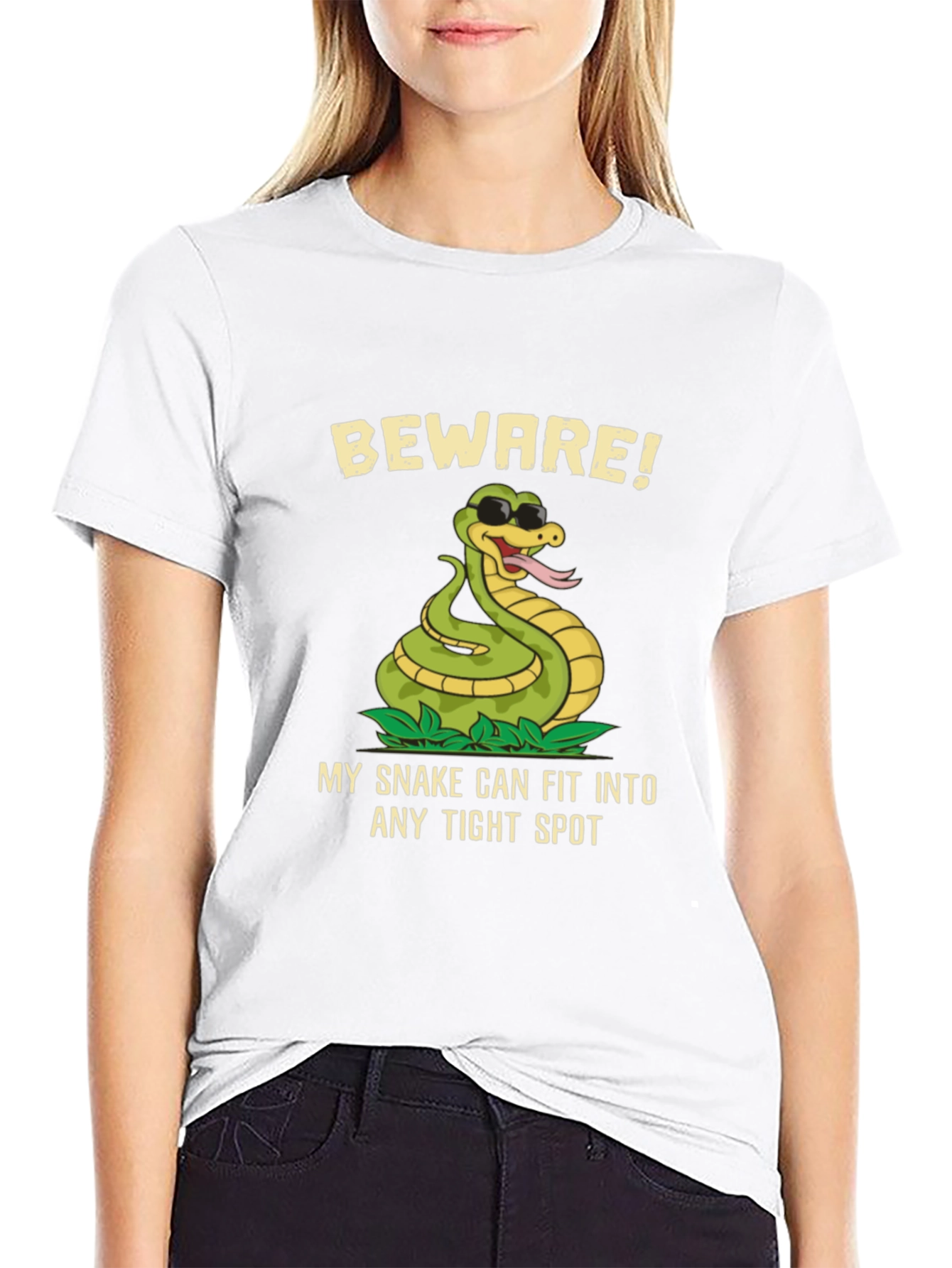 Beware! Snake T-Shirt - Funny Graphic Tee