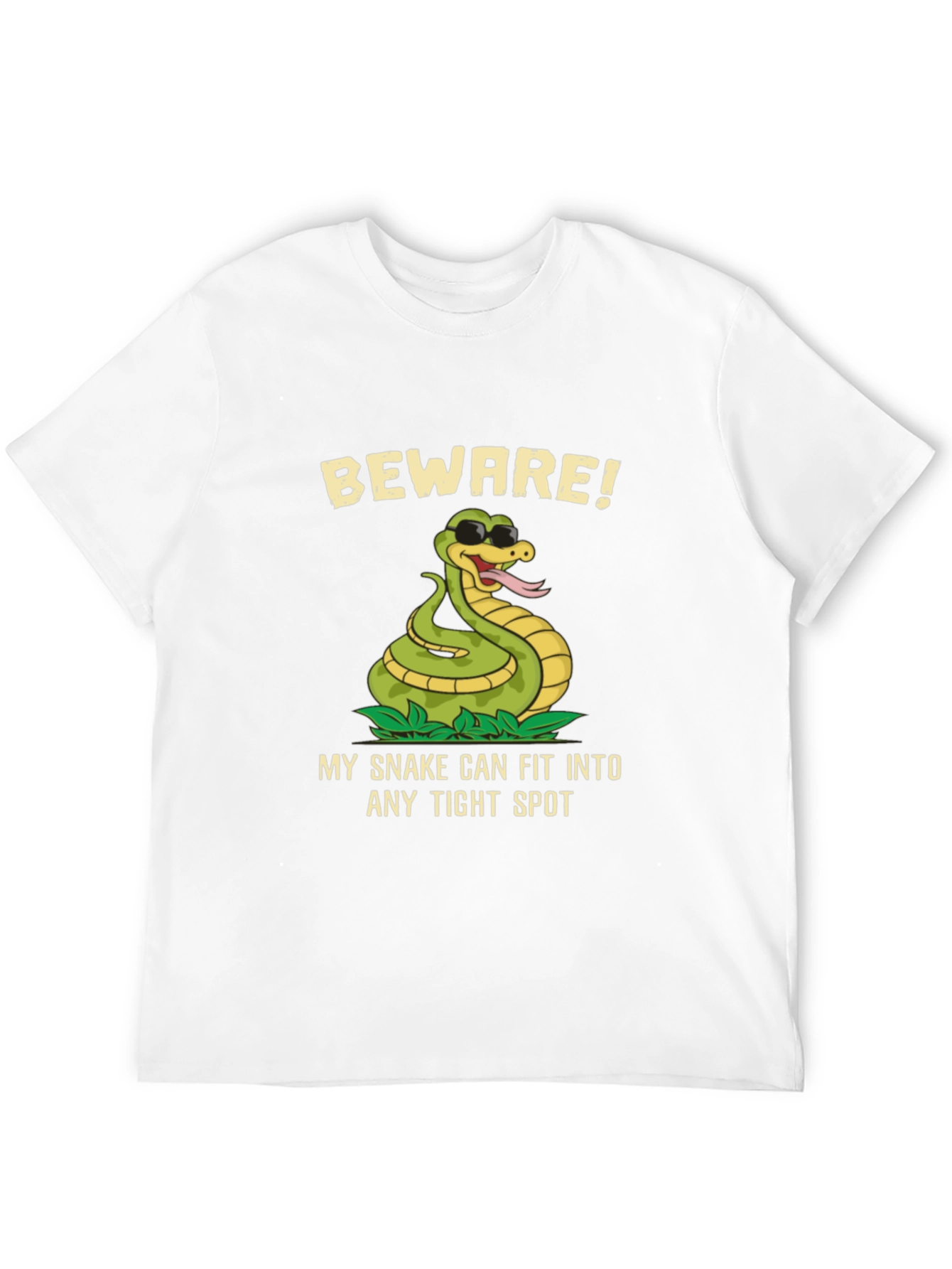 Beware! Snake T-Shirt - Funny Graphic Tee