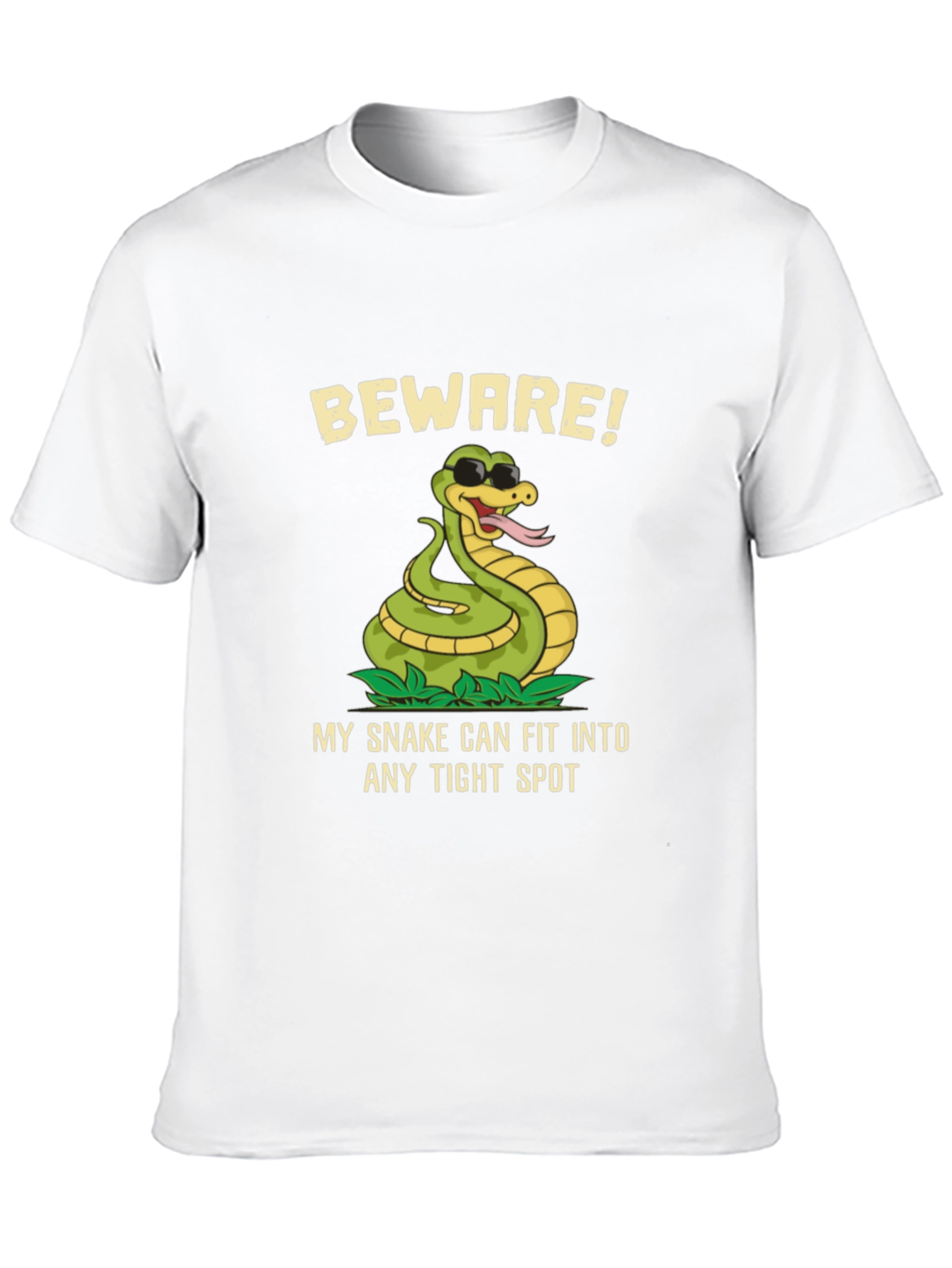 Beware! Snake T-Shirt - Funny Graphic Tee