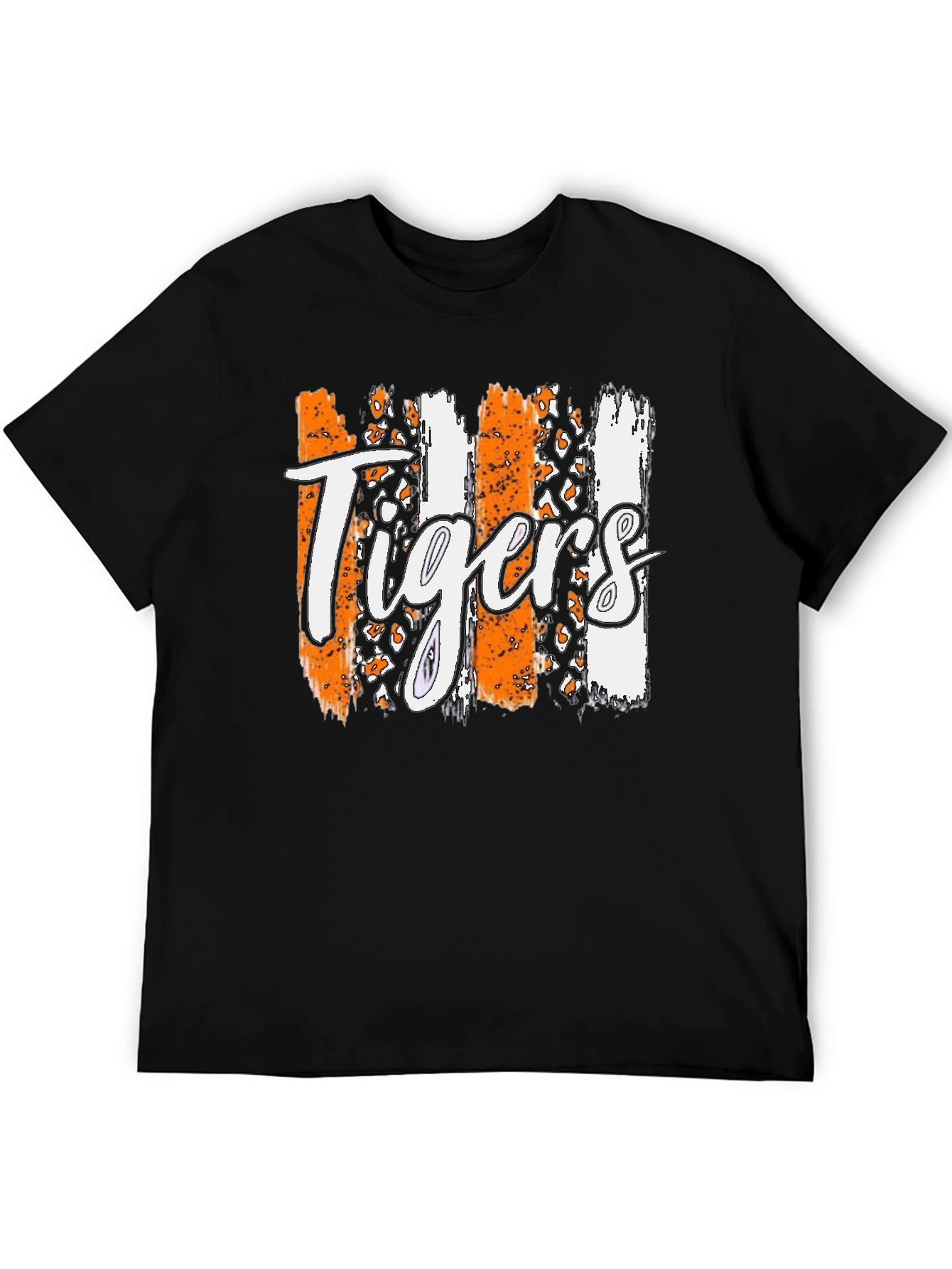 Tigers Graphic Tee - Stylish Black T-Shirt