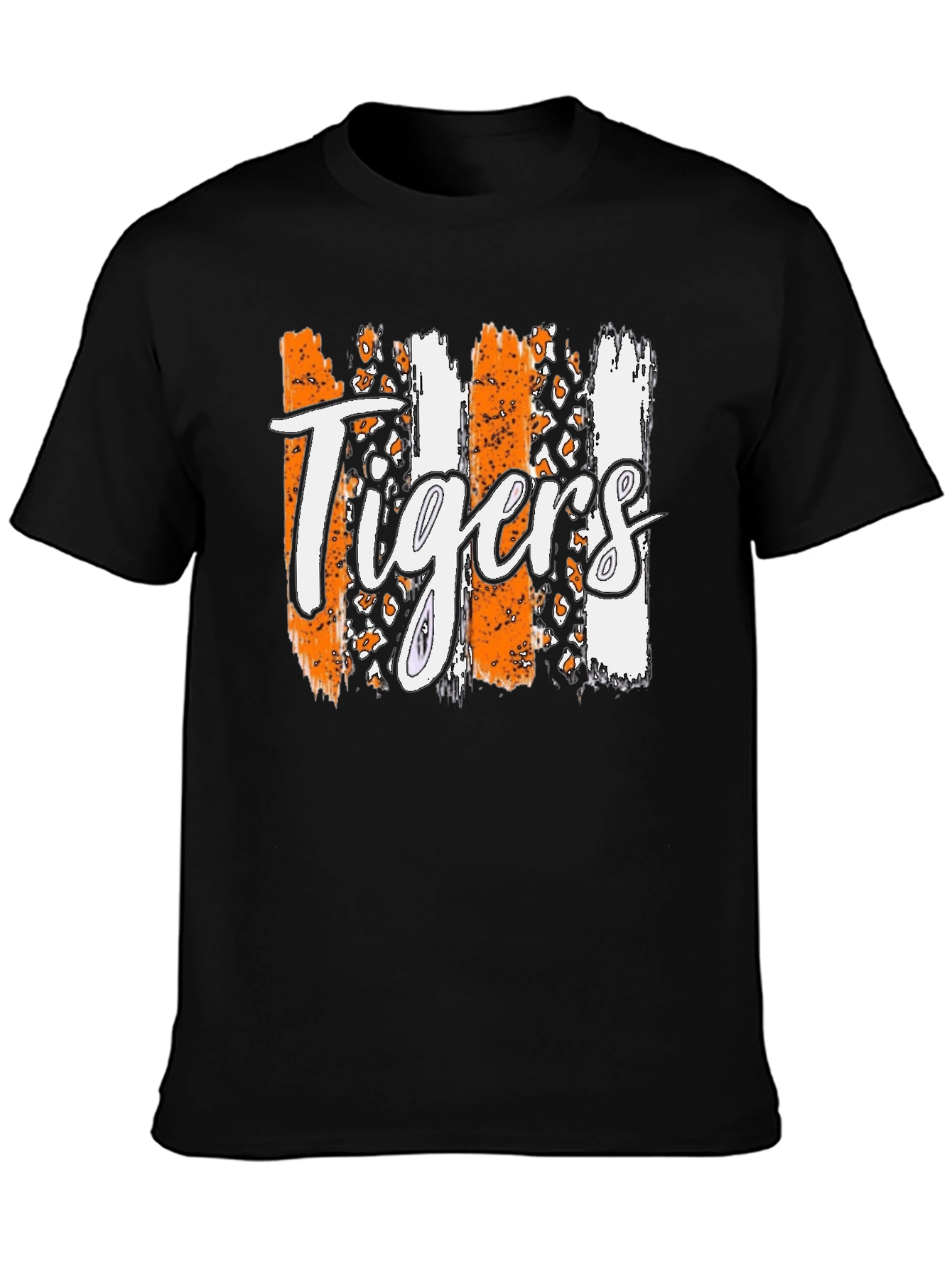 Tigers Graphic Tee - Stylish Black T-Shirt