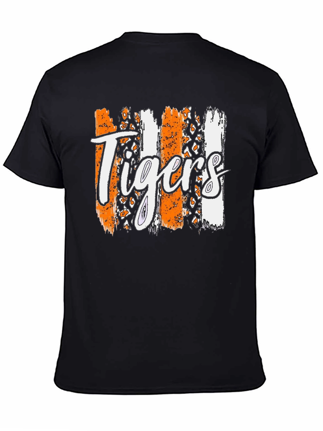 Tigers Graphic Tee - Stylish Black T-Shirt