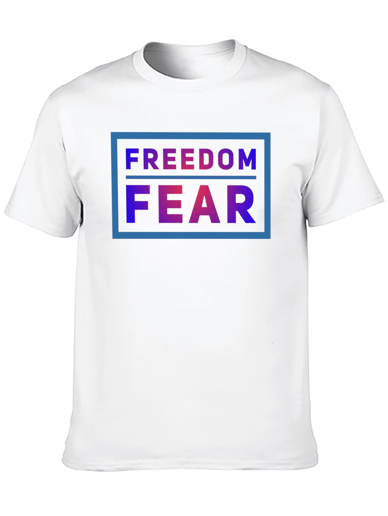 Freedom Fear Graphic T-Shirt - Bold Statement Tee