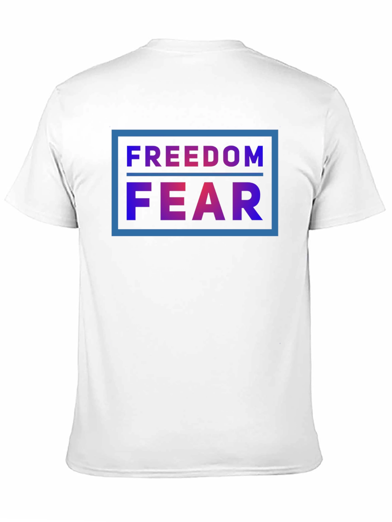 Freedom Fear Graphic T-Shirt - Bold Statement Tee
