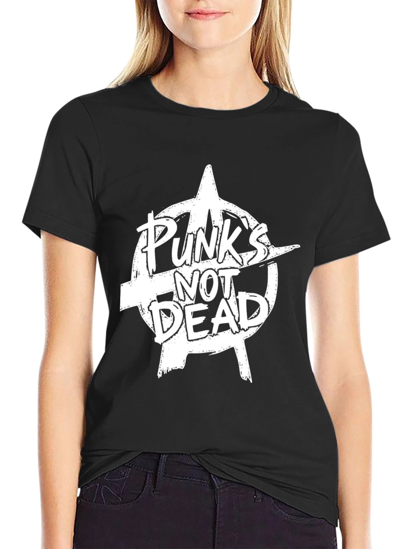 Punks Not Dead Black T-Shirt