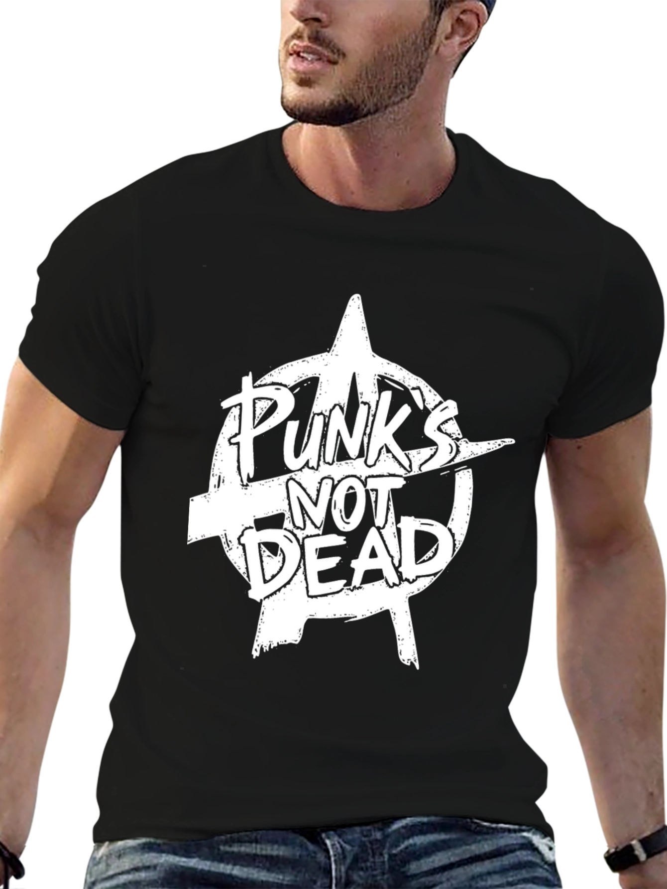 Punks Not Dead Black T-Shirt