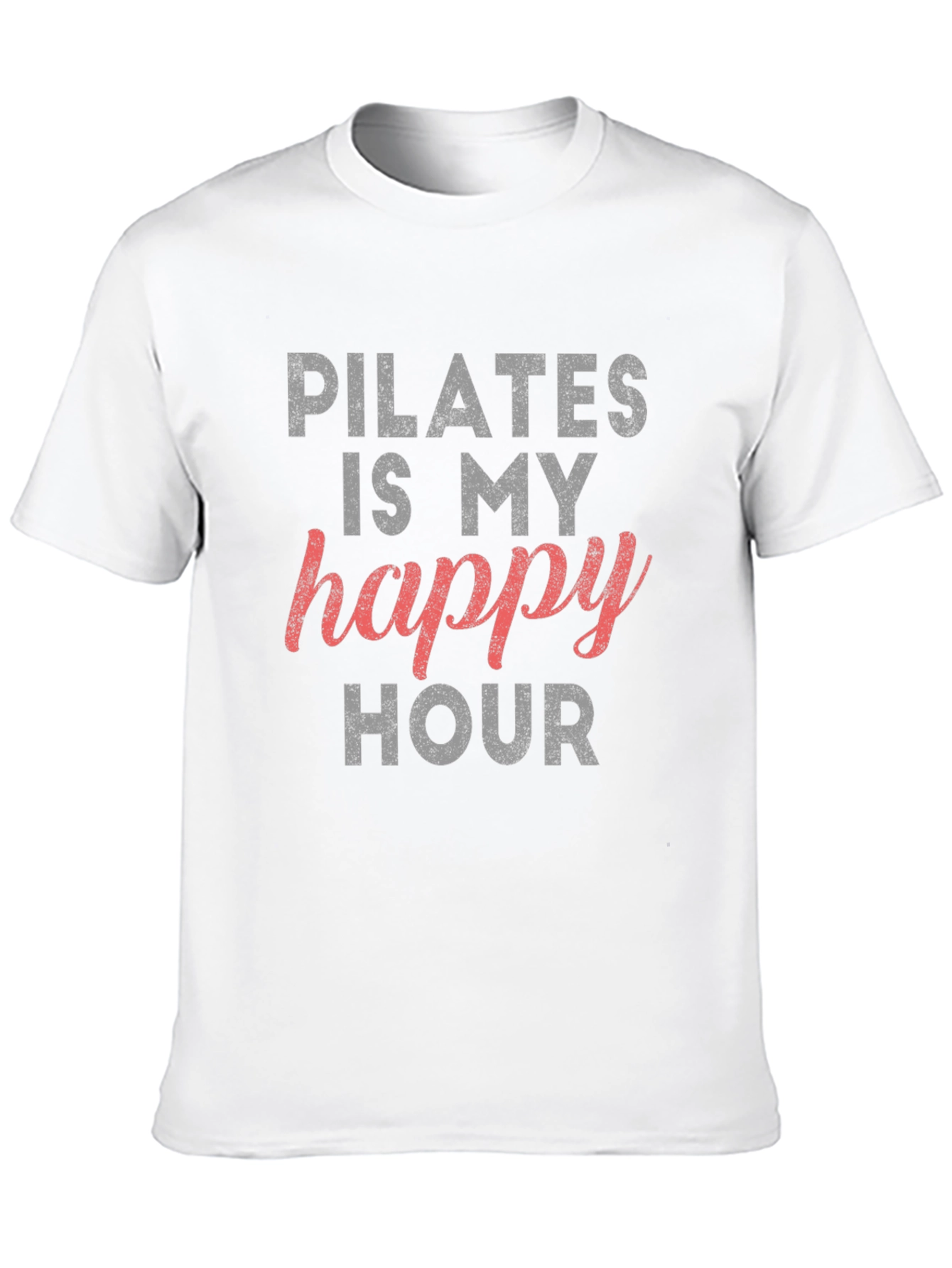 Pilates Happy Hour Graphic Tee - Black