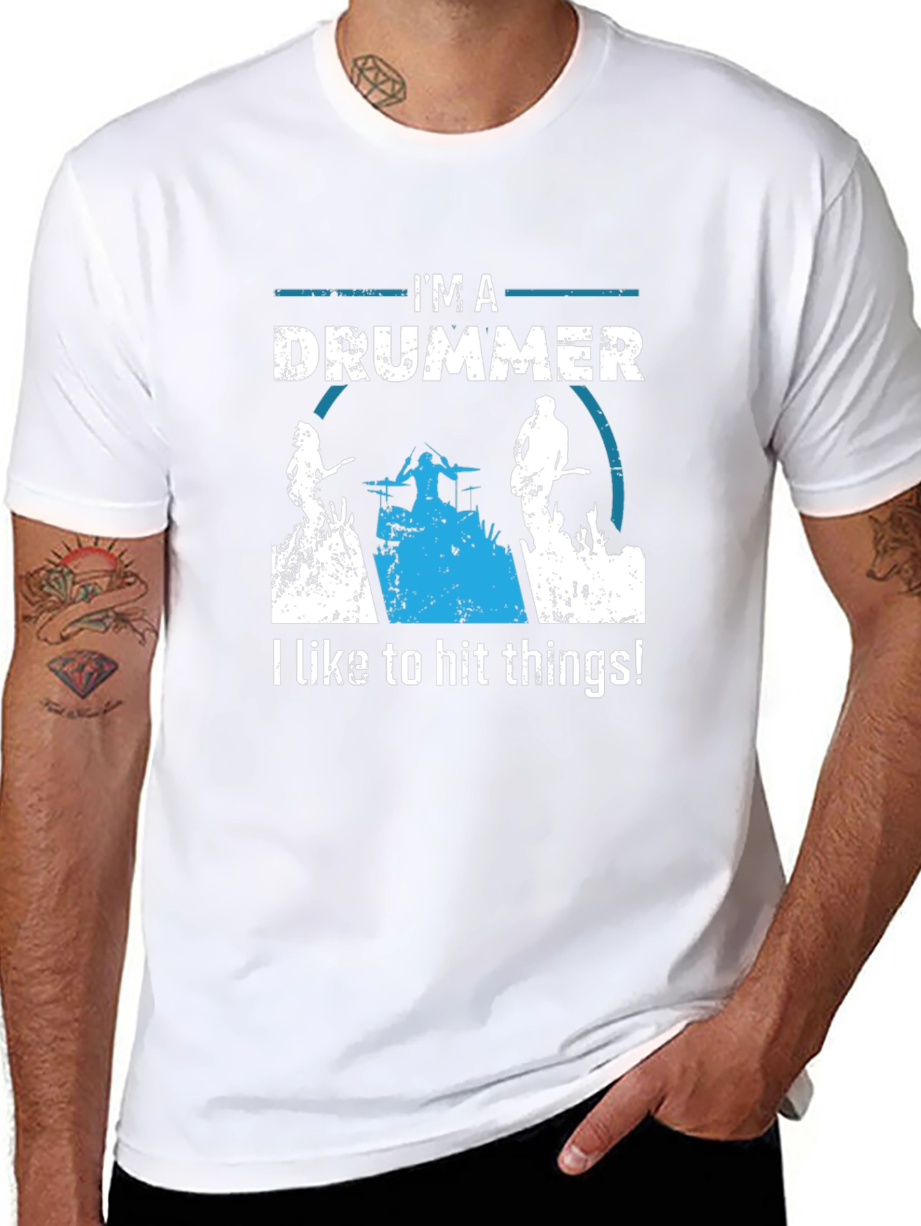 Im A Drummer T-Shirt - Music Lover Tee