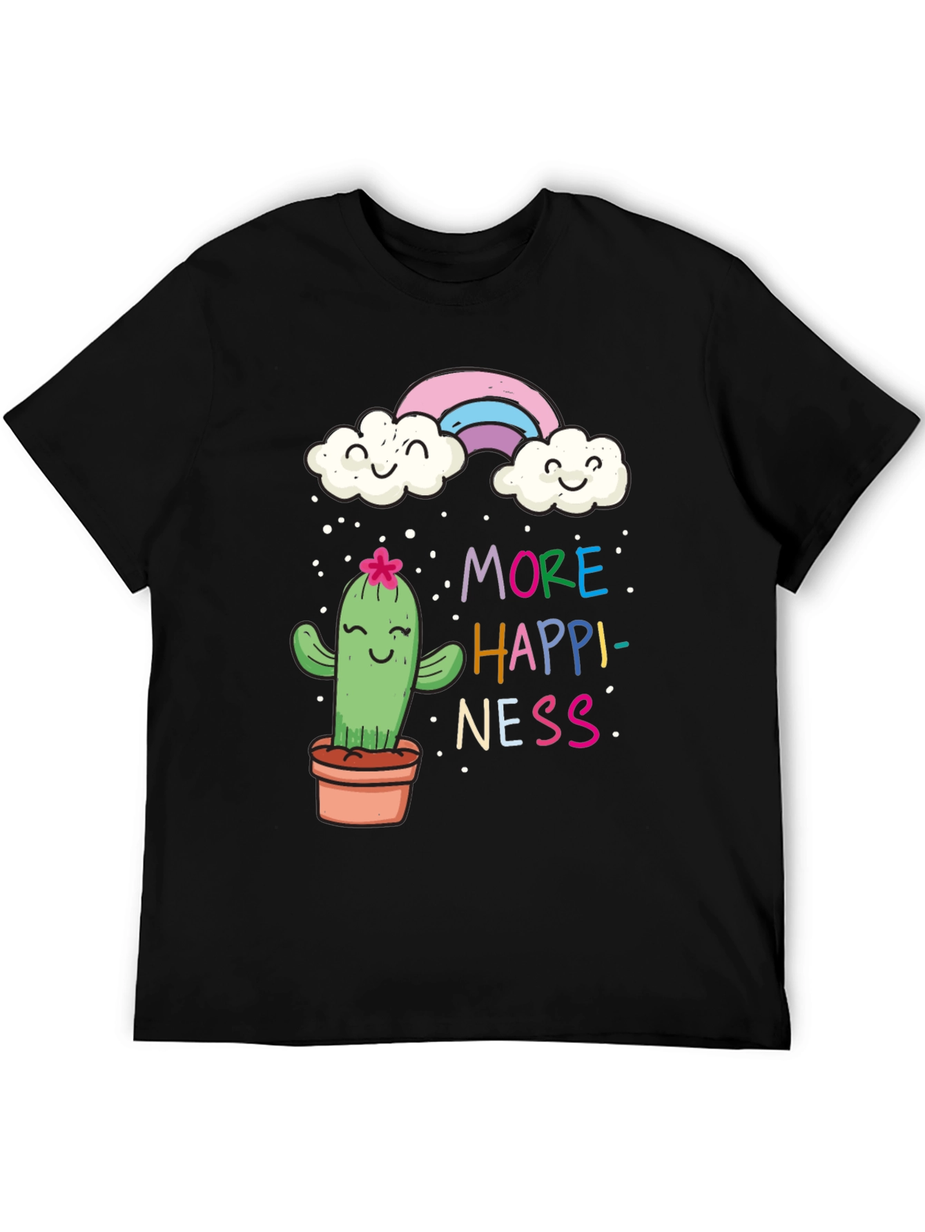 More Happiness Cactus Graphic Tee