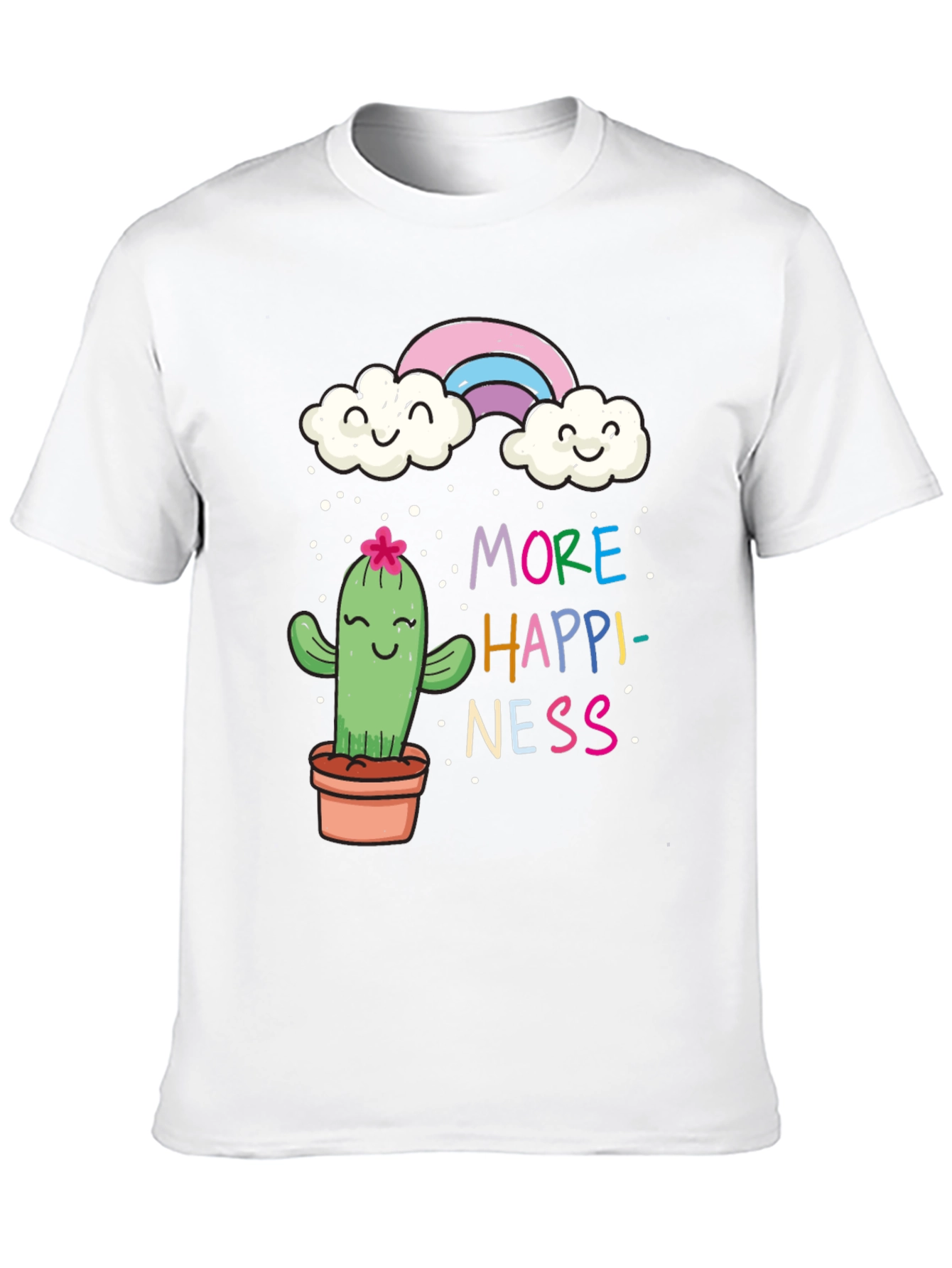 More Happiness Cactus Graphic Tee