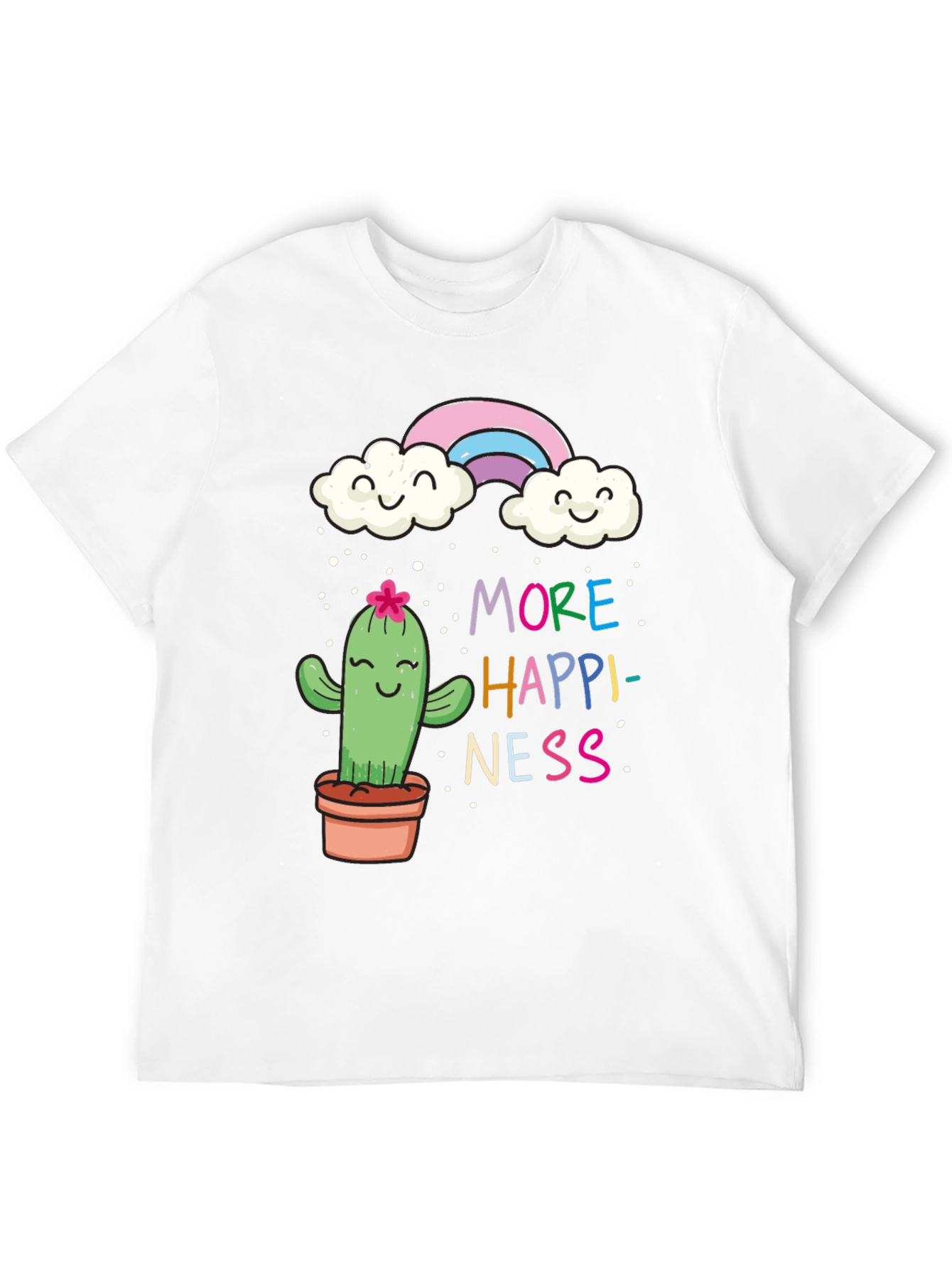More Happiness Cactus Graphic Tee