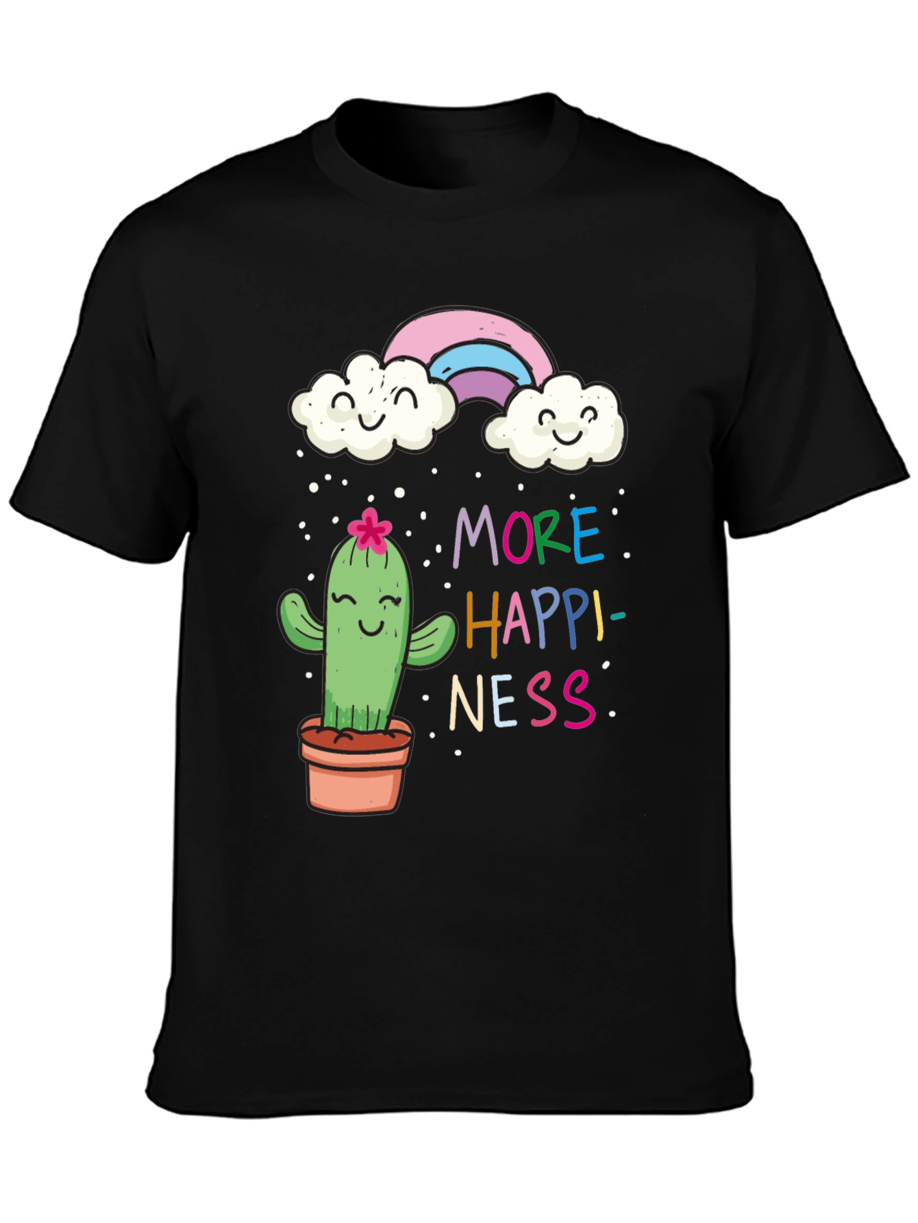 More Happiness Cactus Graphic Tee